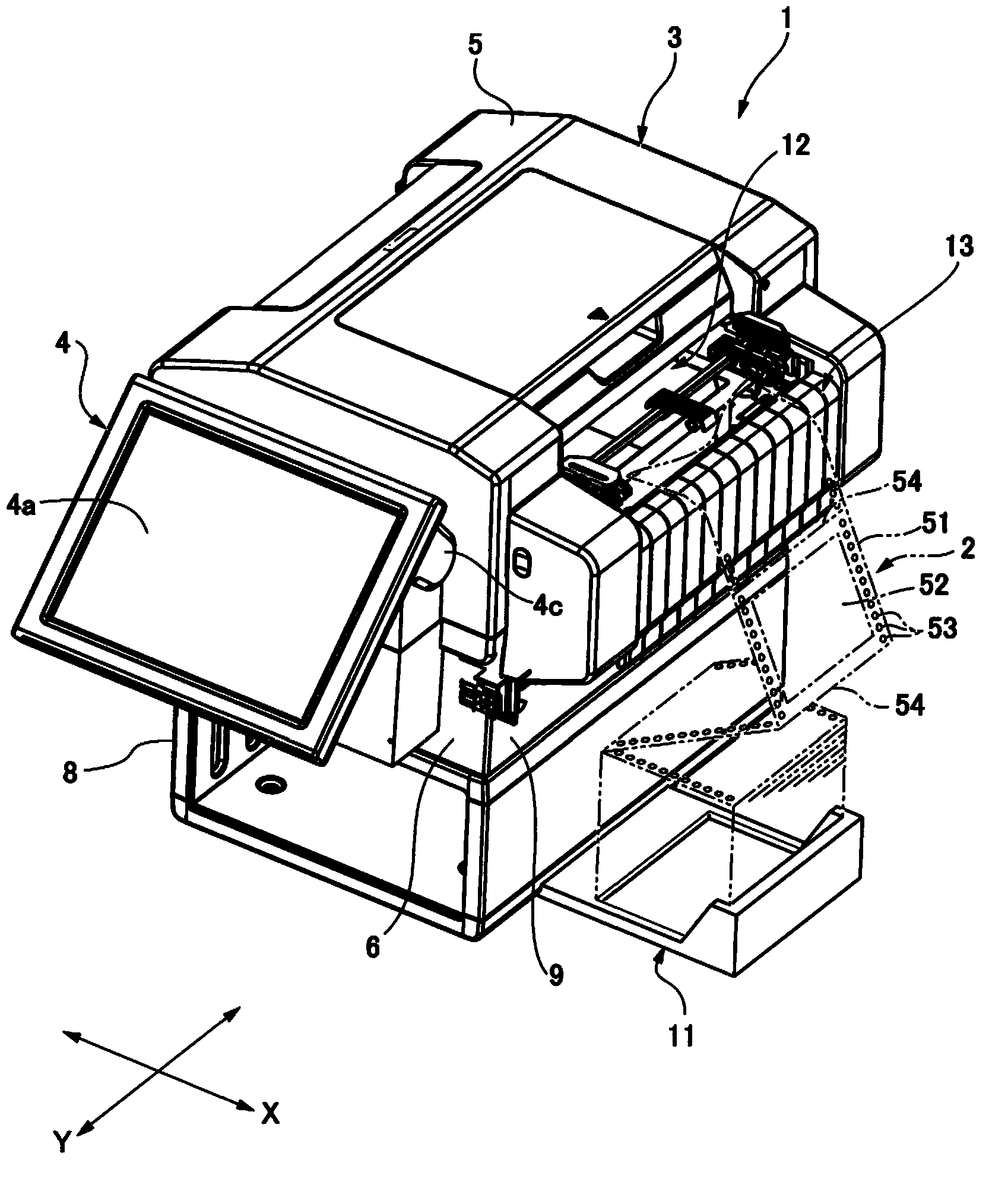 Label printer and label printing system