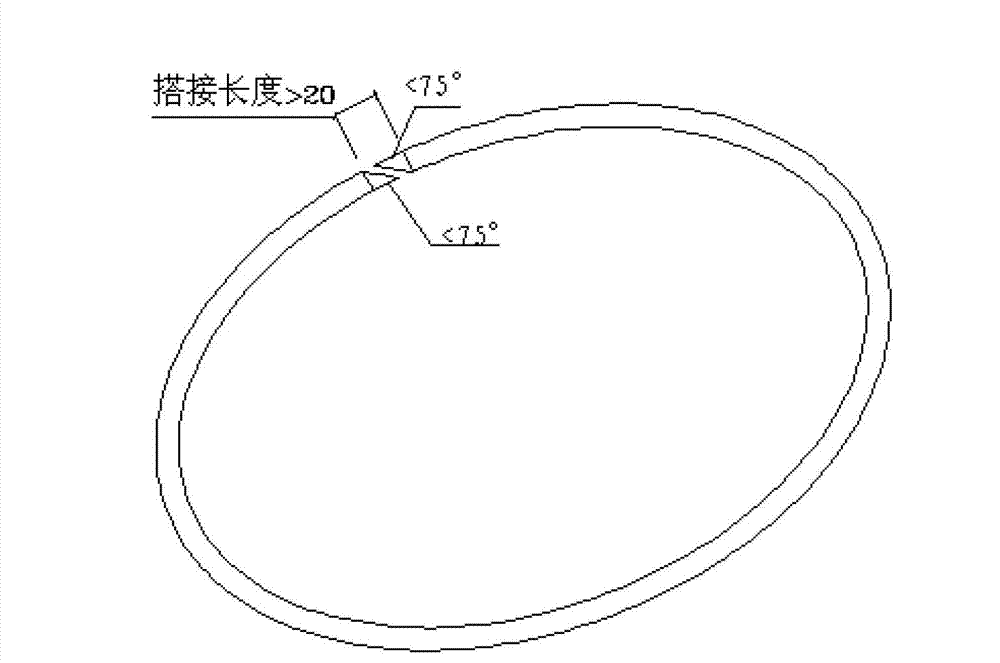 Construction method of through floor pipe