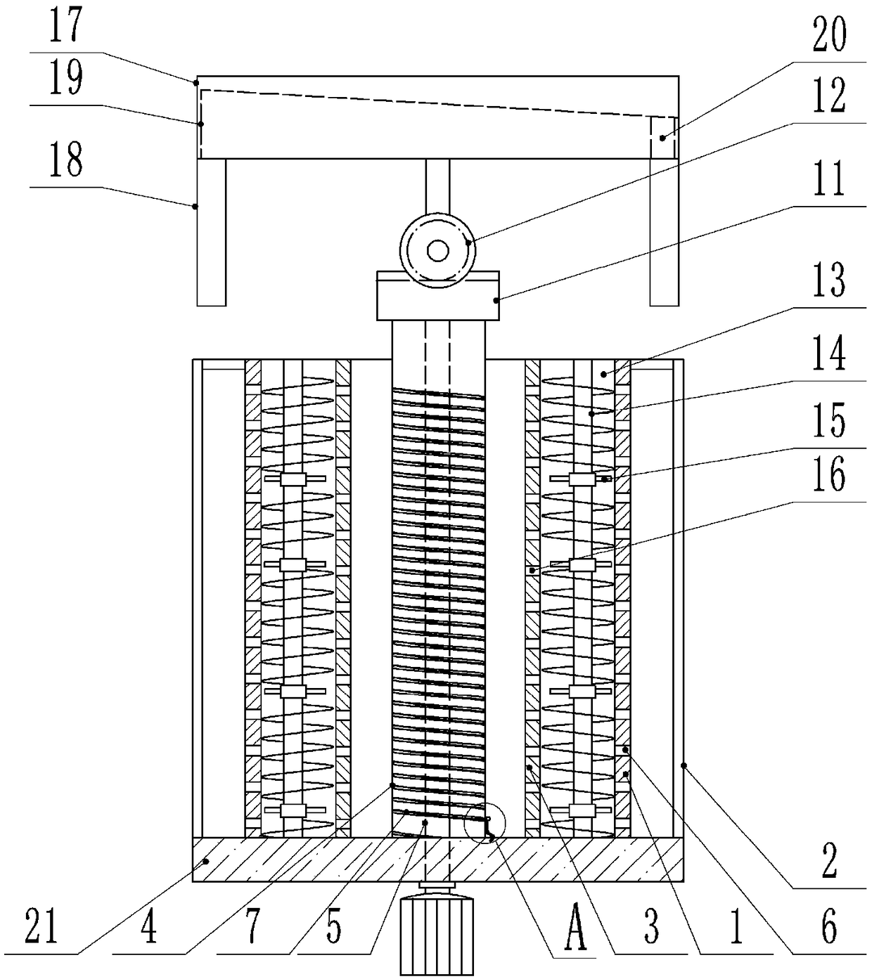 Welding and roasting device for diode