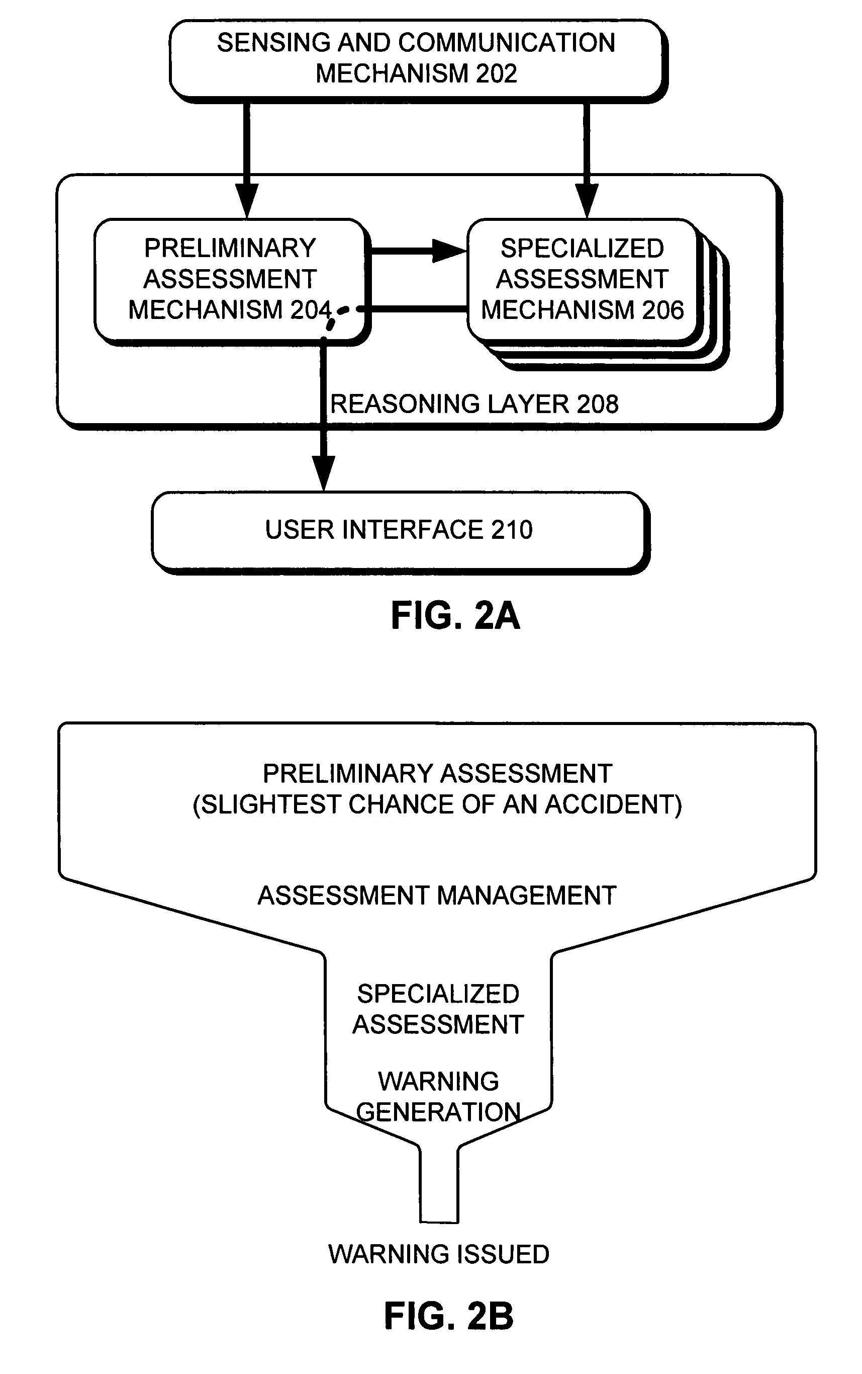 Human-machine-interface (HMI) customization based on collision assessments