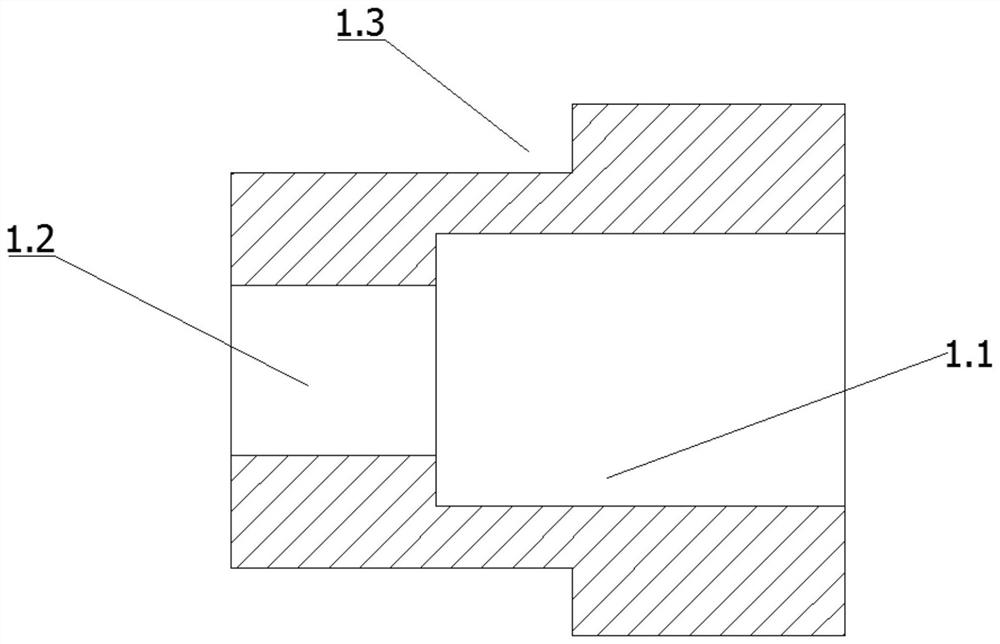 Clamping piece type small-diameter steel bar stretching clamp and clamping structure