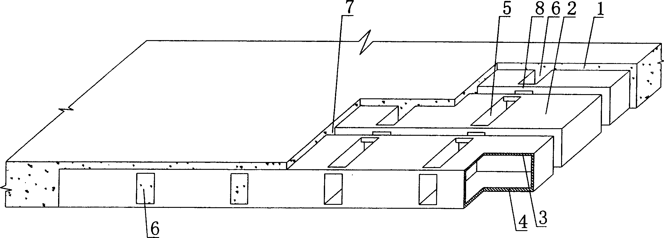 Reinforced concrete hollow slab