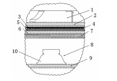 Soundboard structure for digital grand piano