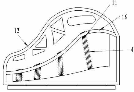 Soundboard structure for digital grand piano