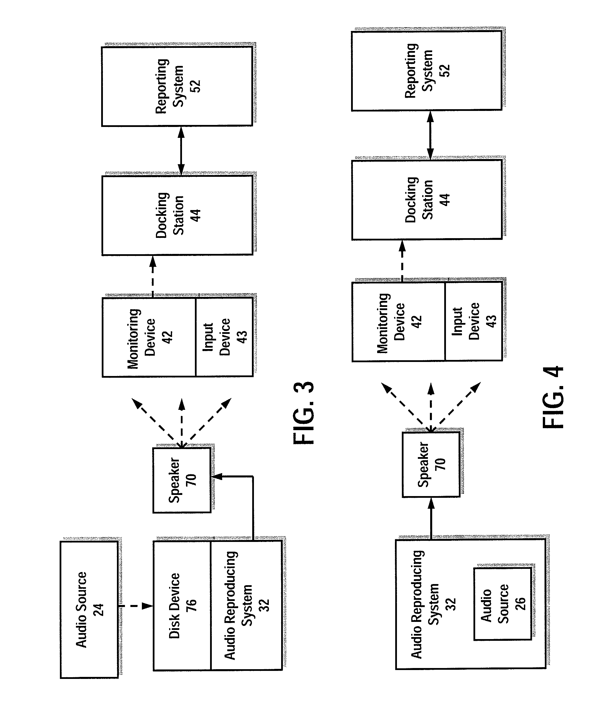 Activating functions in processing devices using encoded audio and detecting audio signatures