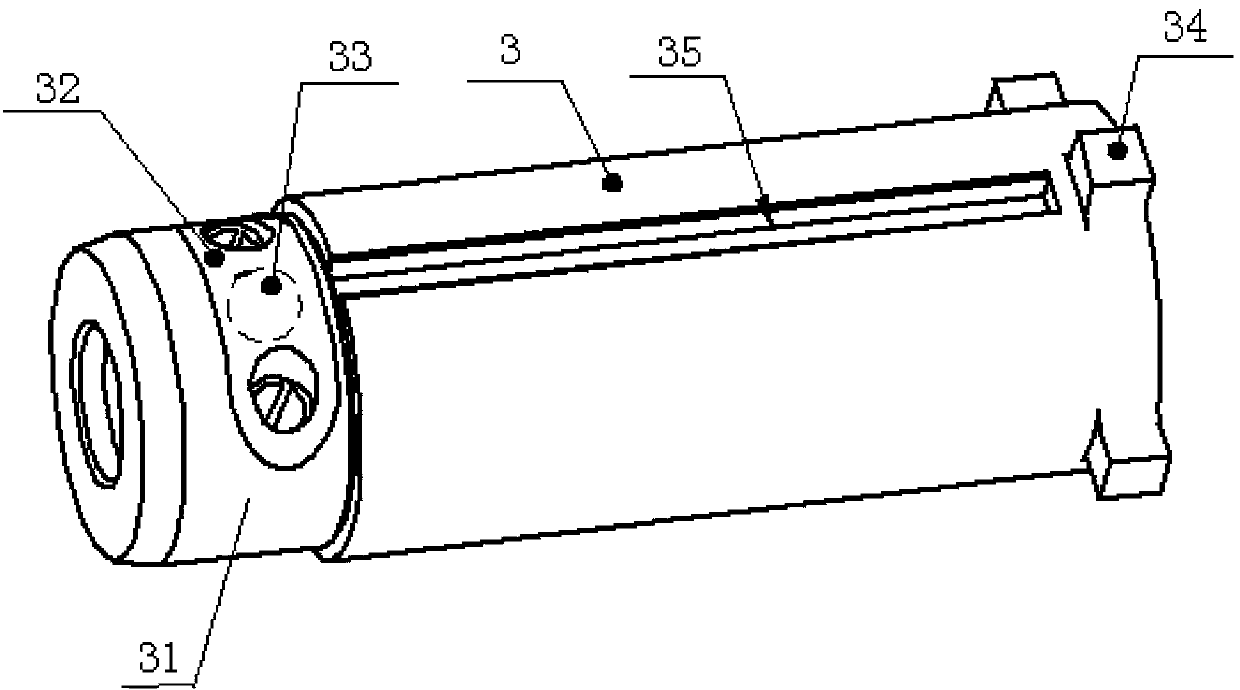 Press fitting device of cam shaft bush of diesel engine