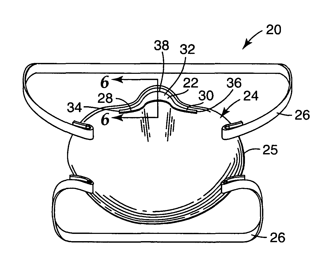 Respirator having preloaded nose clip