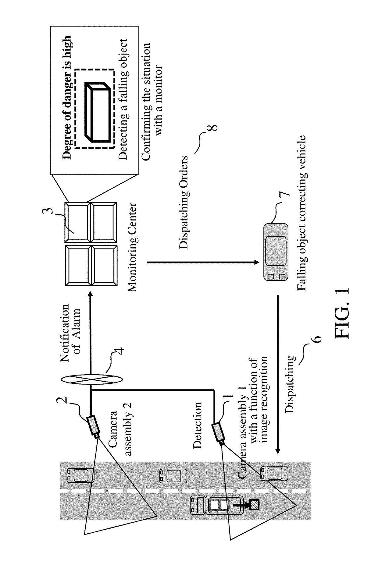 System for tracking object, and camera assembly therefor