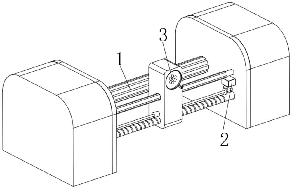 Automatic optical cable unwinding and arranging device