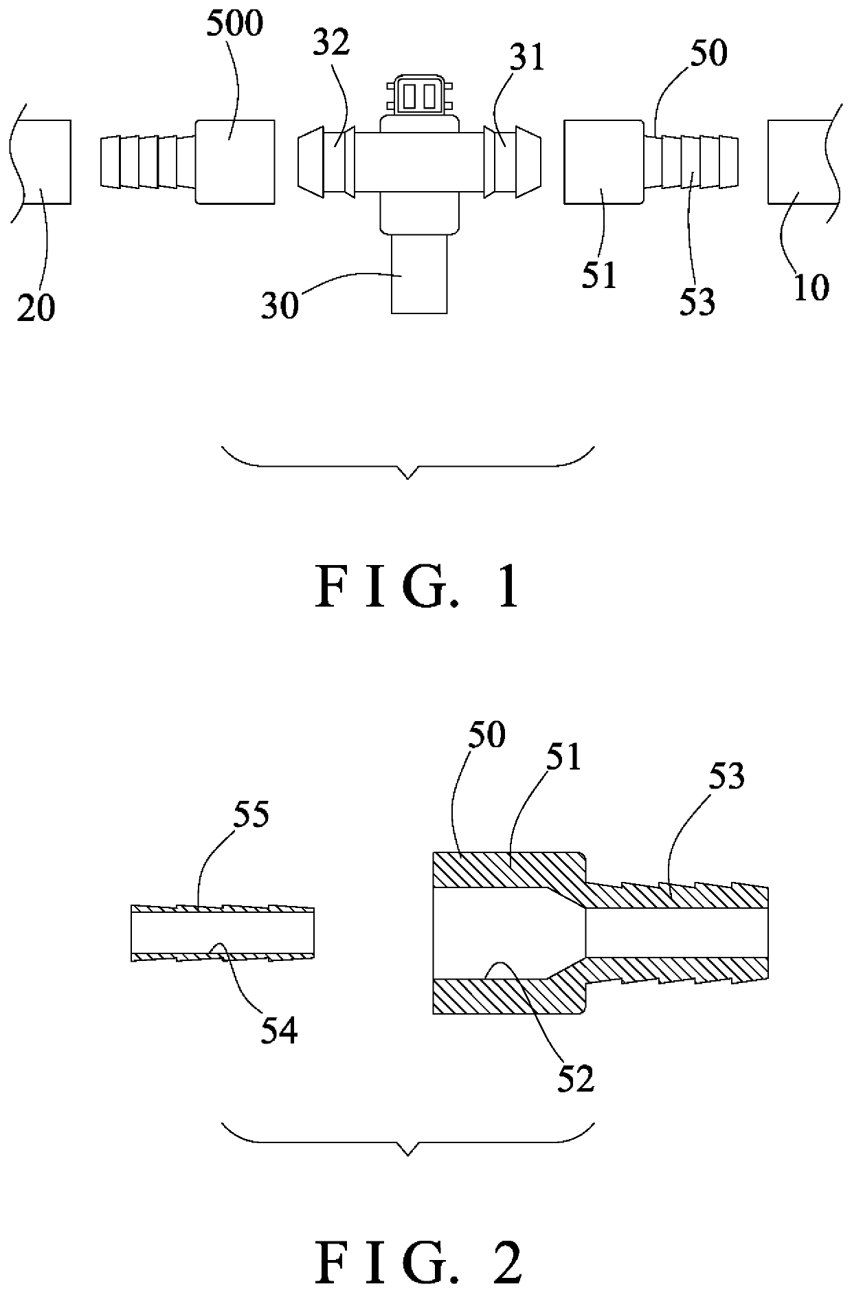 Hose connector repairing device