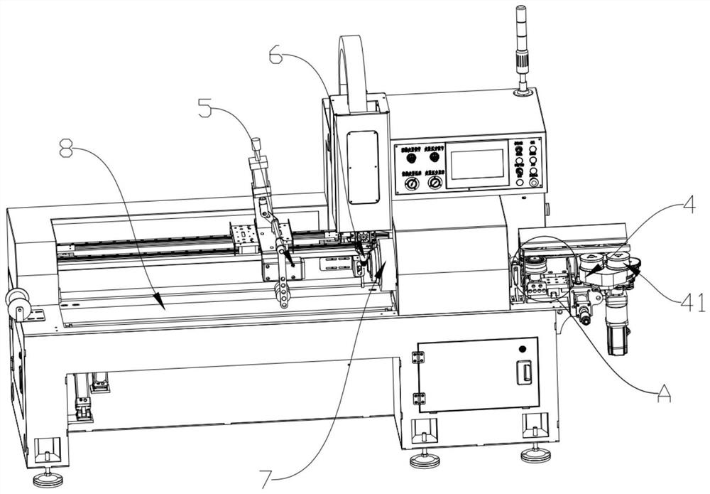 Material head and material tail identifying and processing method