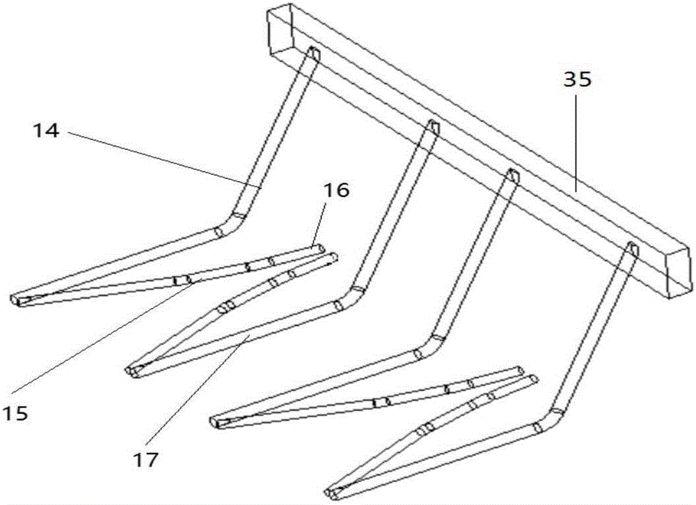 Full-automatic efficient machine for soil cleaning and garlic digging