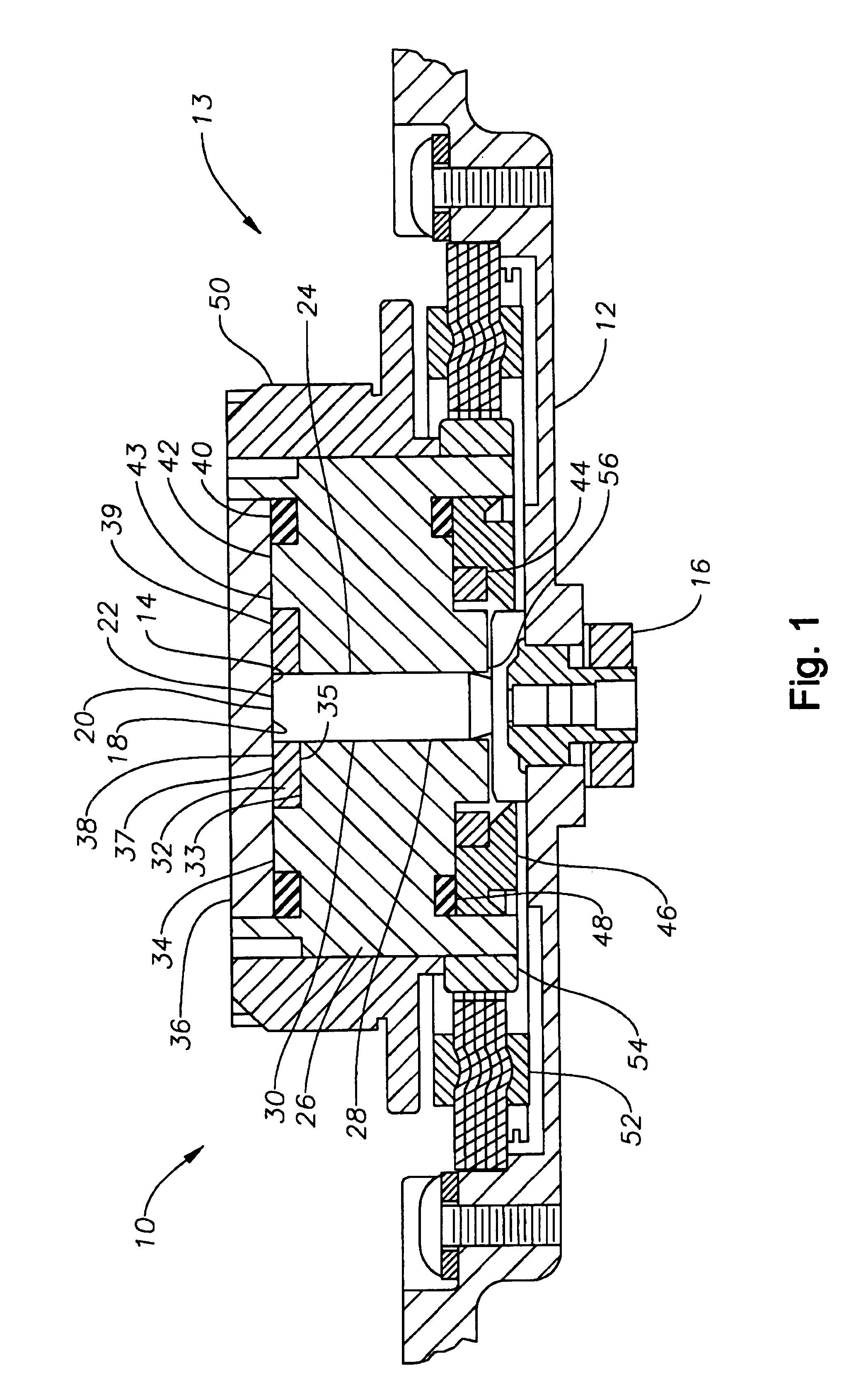 Constant pressure magnetically preloaded FDB motor