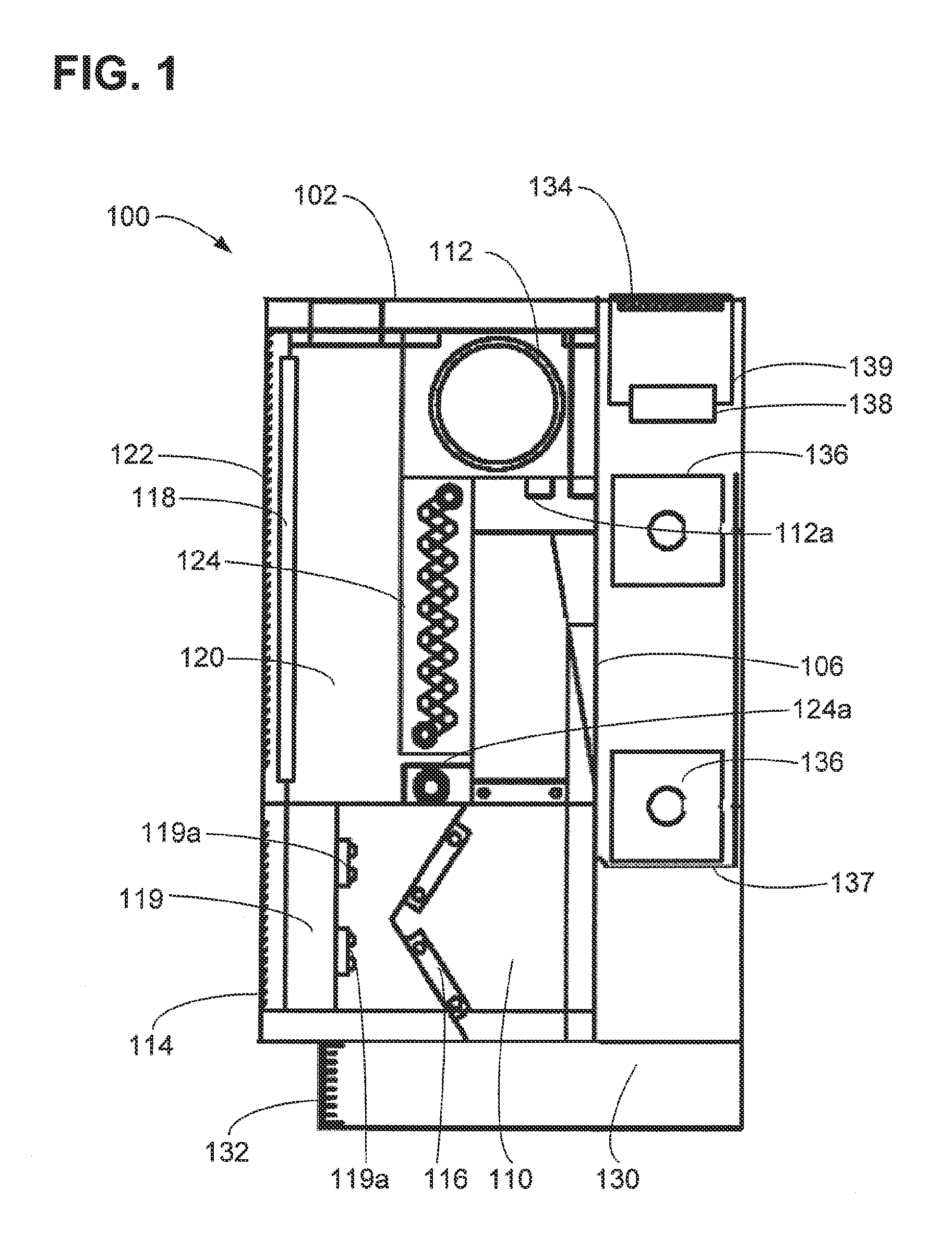 Displacement-induction neutral wall air terminal unit