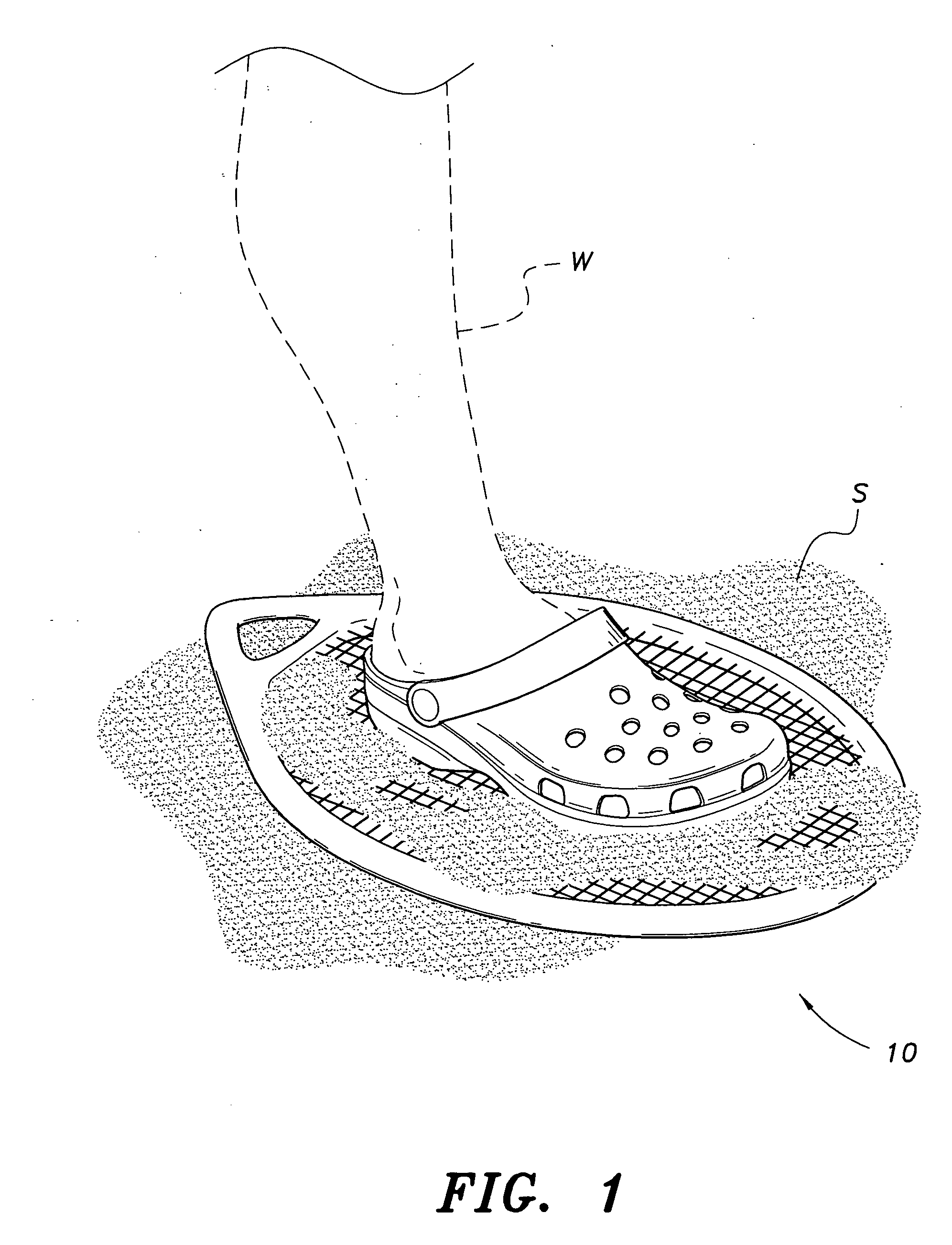 Sand shoe