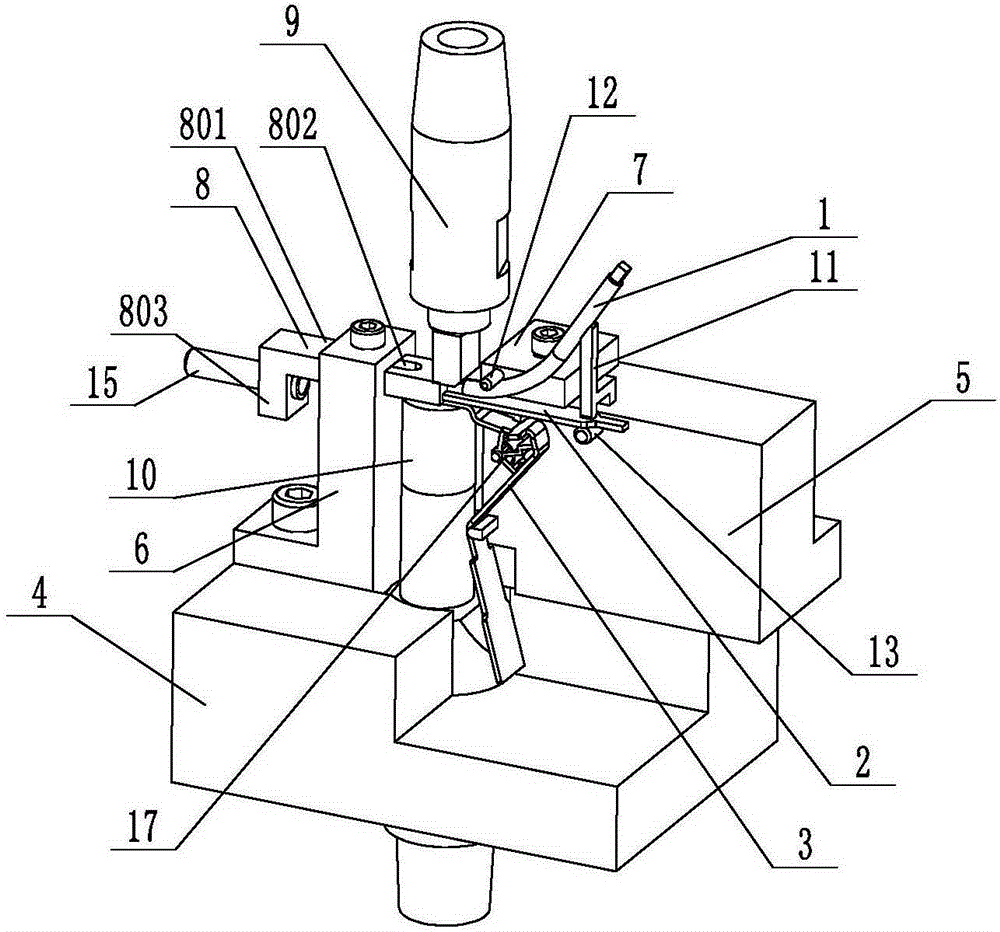 Multifunctional welding jig for double-wafer