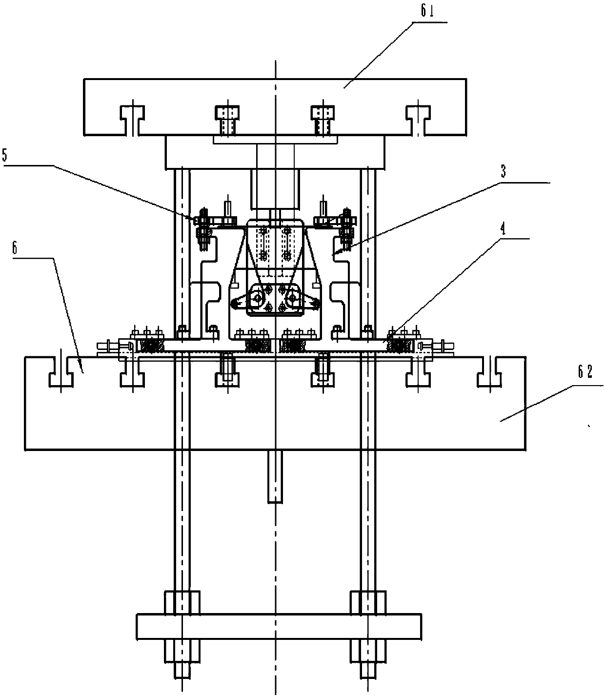 Edge folding device of edge folding machine