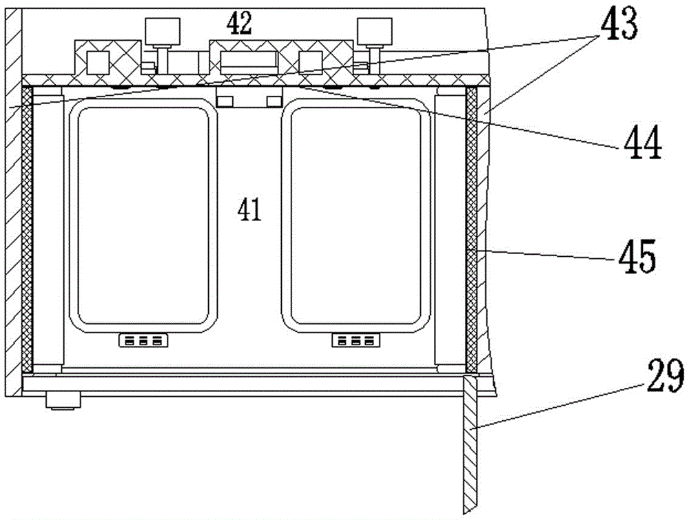 Food distribution and delivery cabinet with storage bin and food section storing and taking-out management and temperature-controlled processing functions