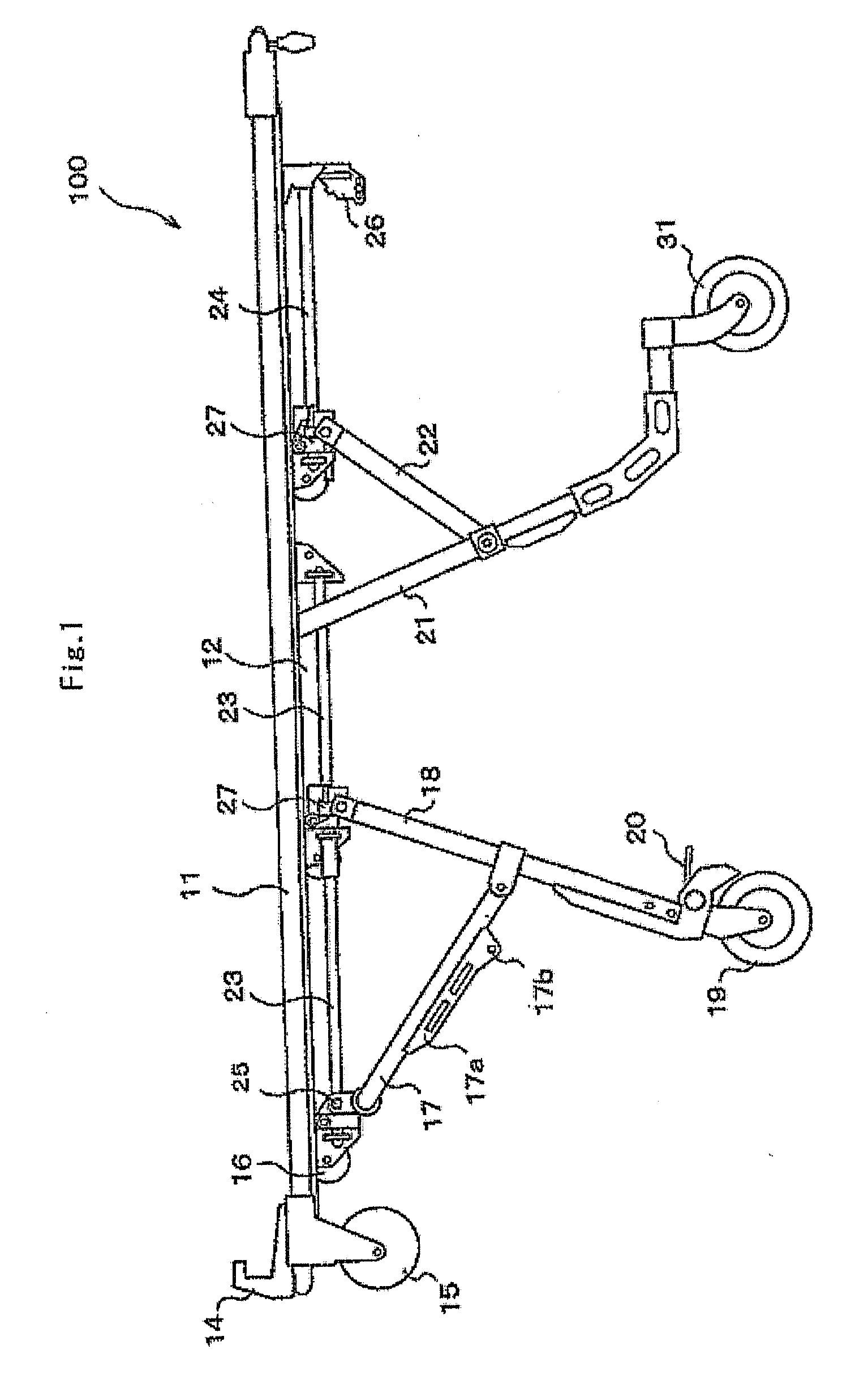 On-vehicle stretcher and litter