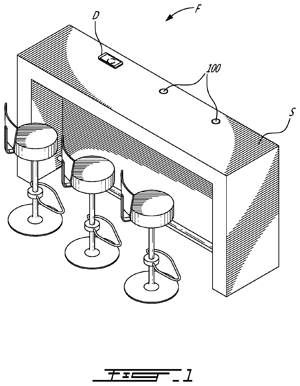 Wireless charging system for smartdevices, kit and method for using the same