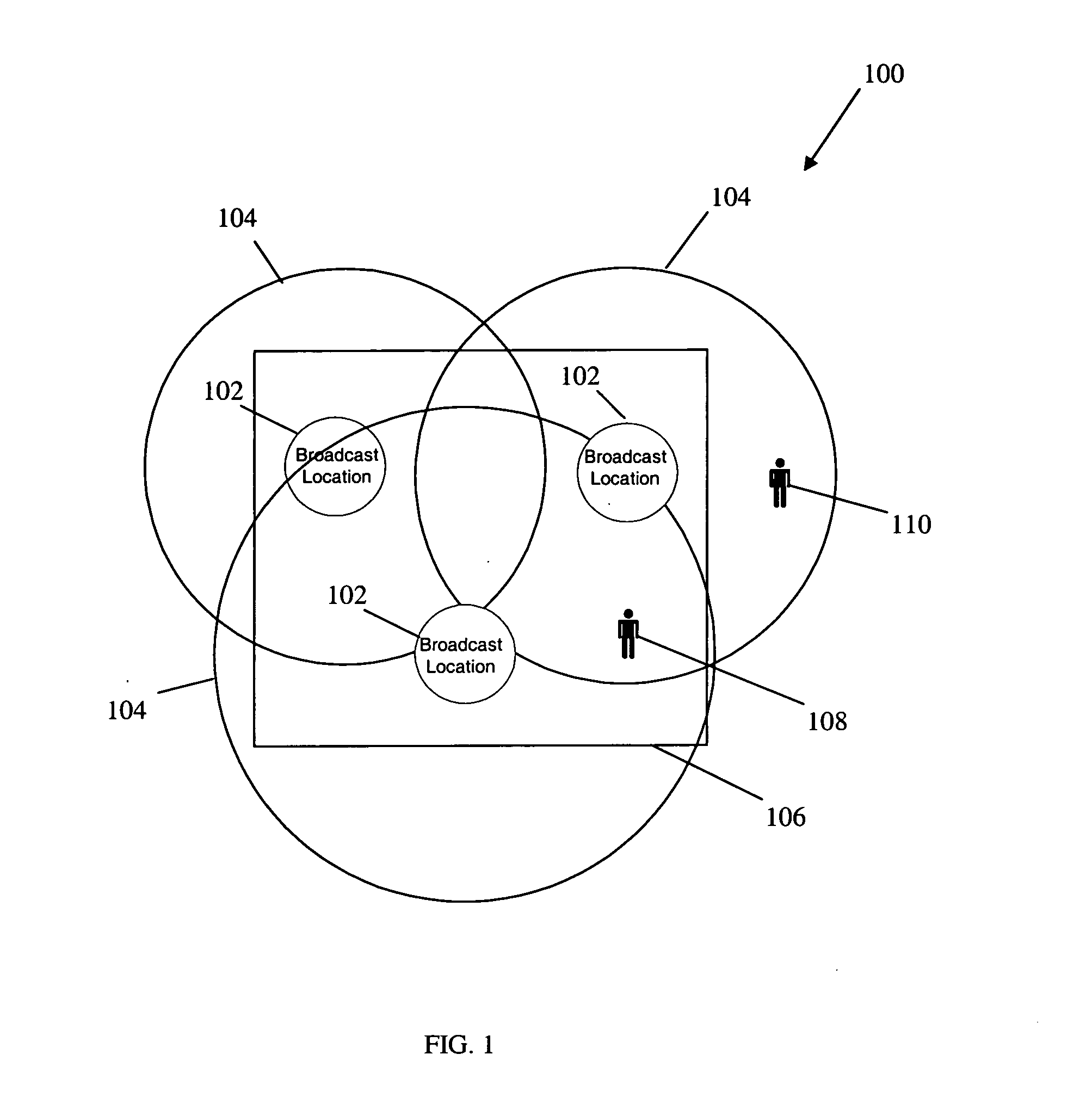 Voice broadcast location system