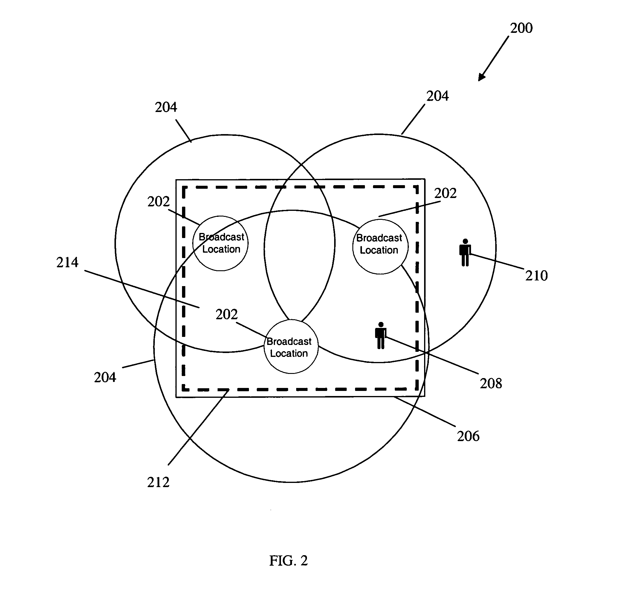 Voice broadcast location system