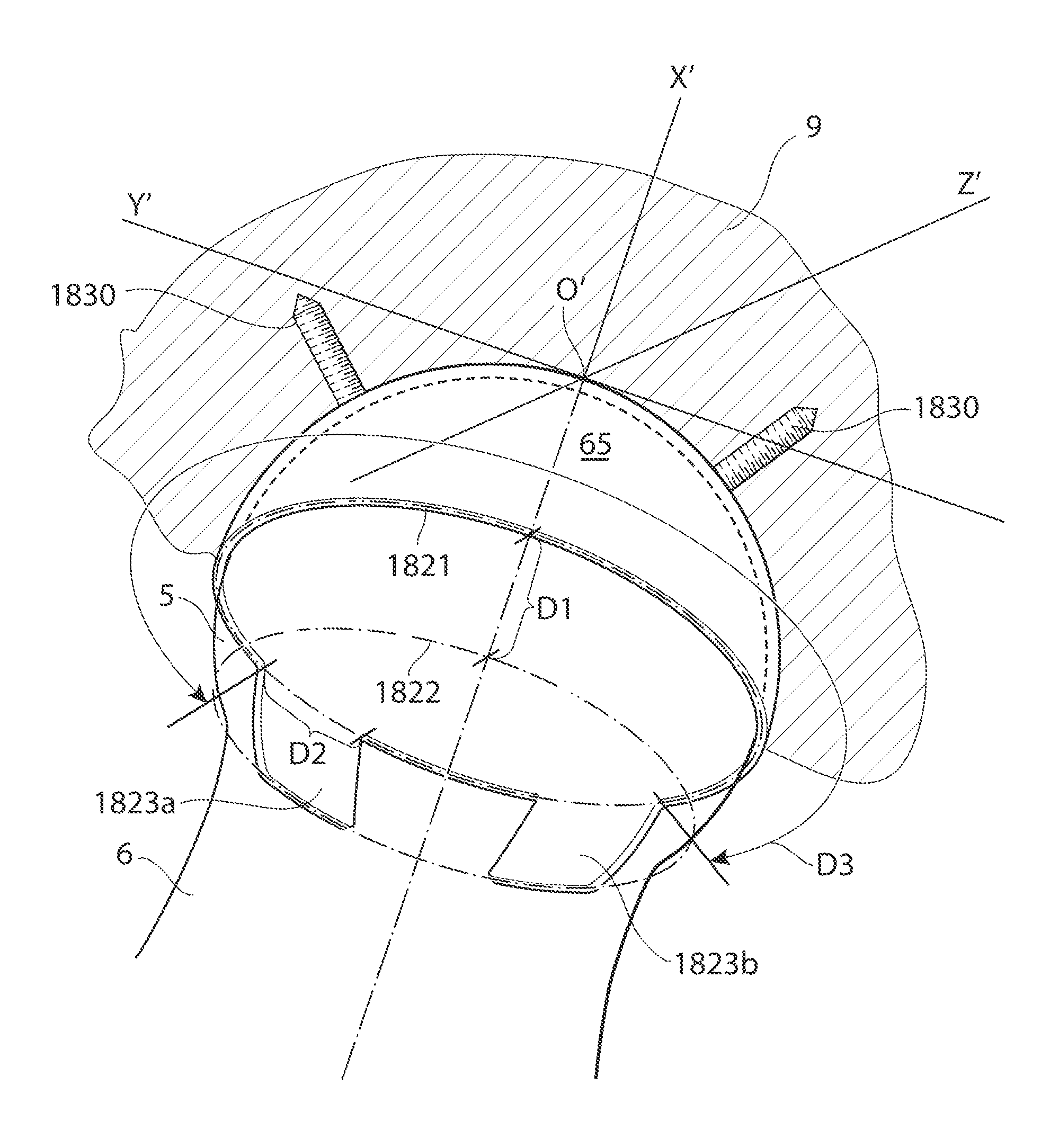 Hip joint device