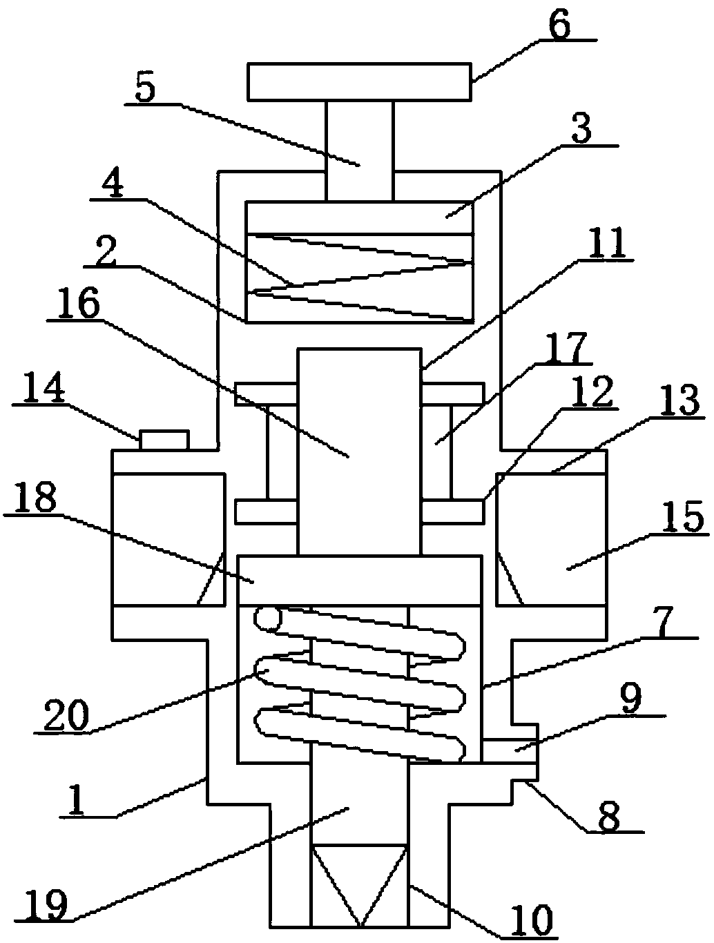 Impact device for production of coal mines