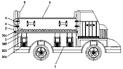 Vertical take-off and landing type fixed-wing agriculture and forestry plant protection machine transportation device