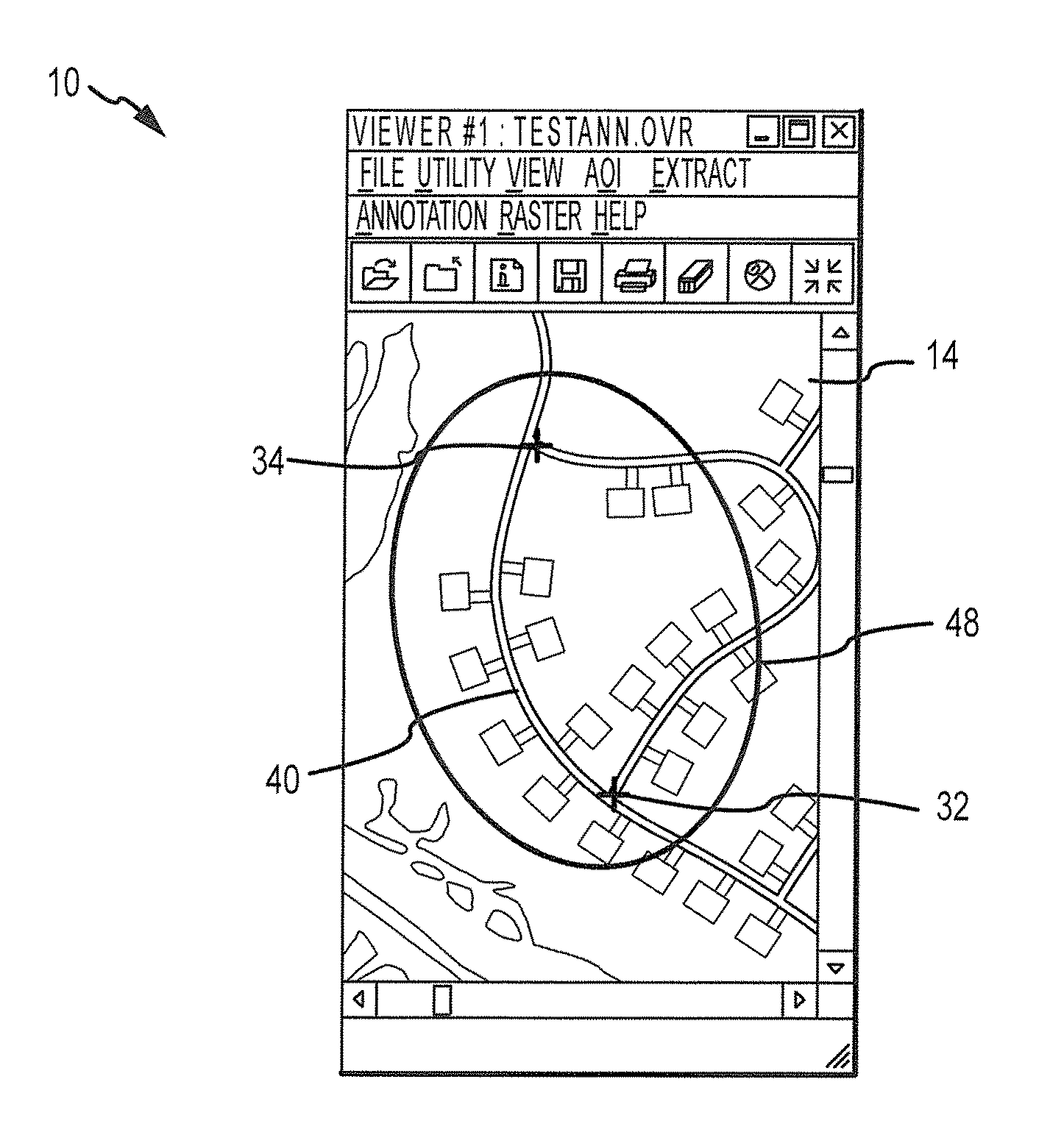 Semi-automatic extraction of linear features from image data