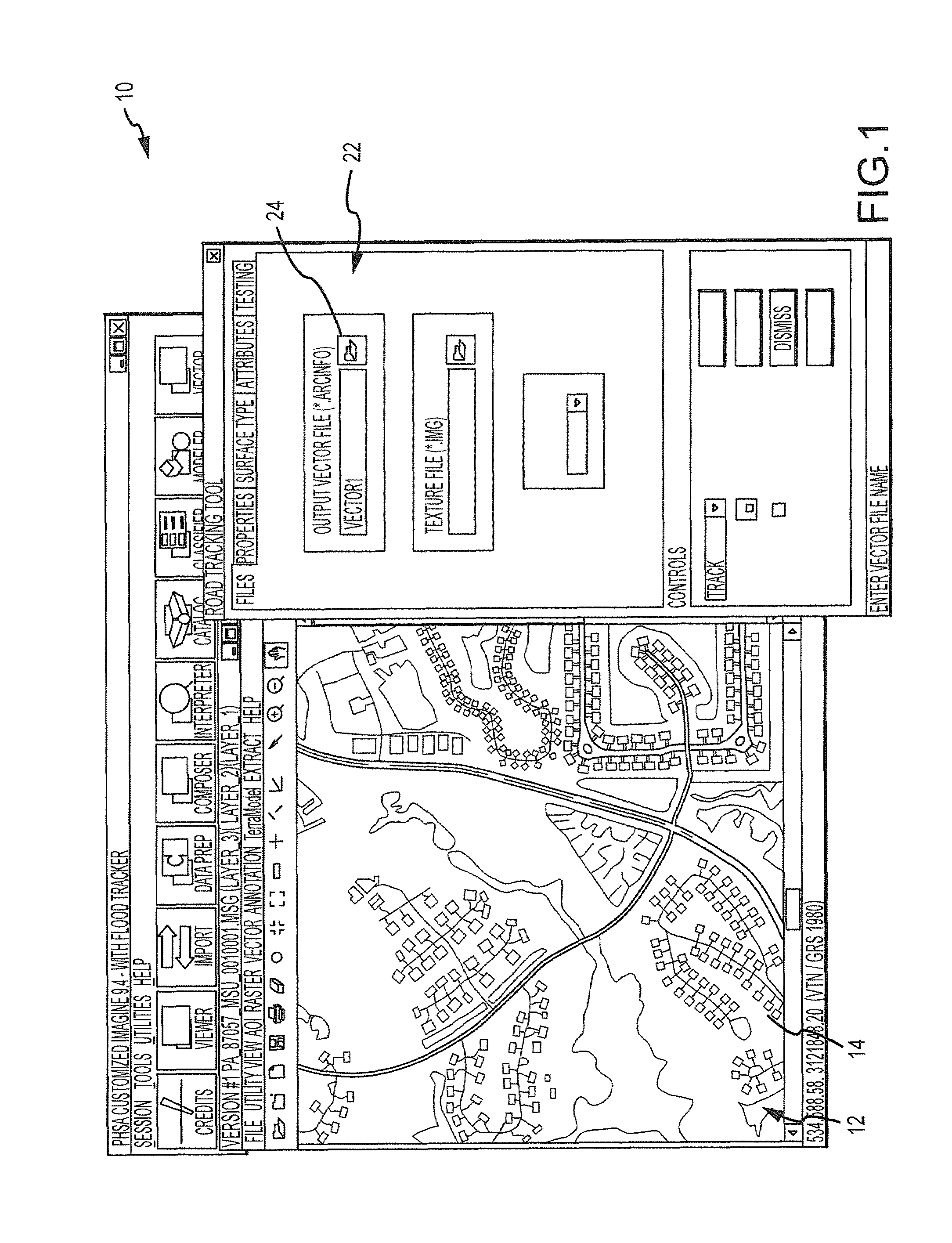 Semi-automatic extraction of linear features from image data