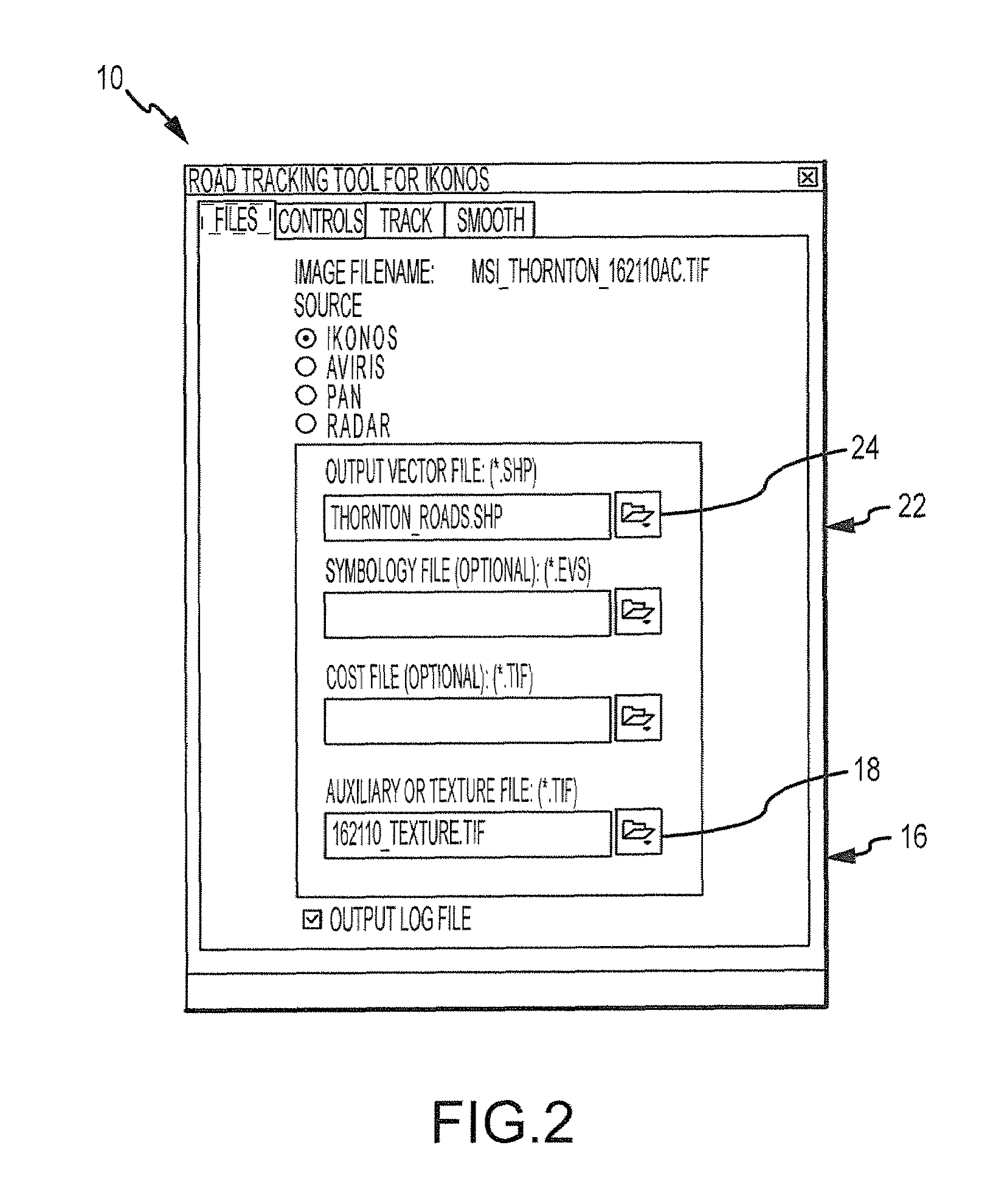 Semi-automatic extraction of linear features from image data