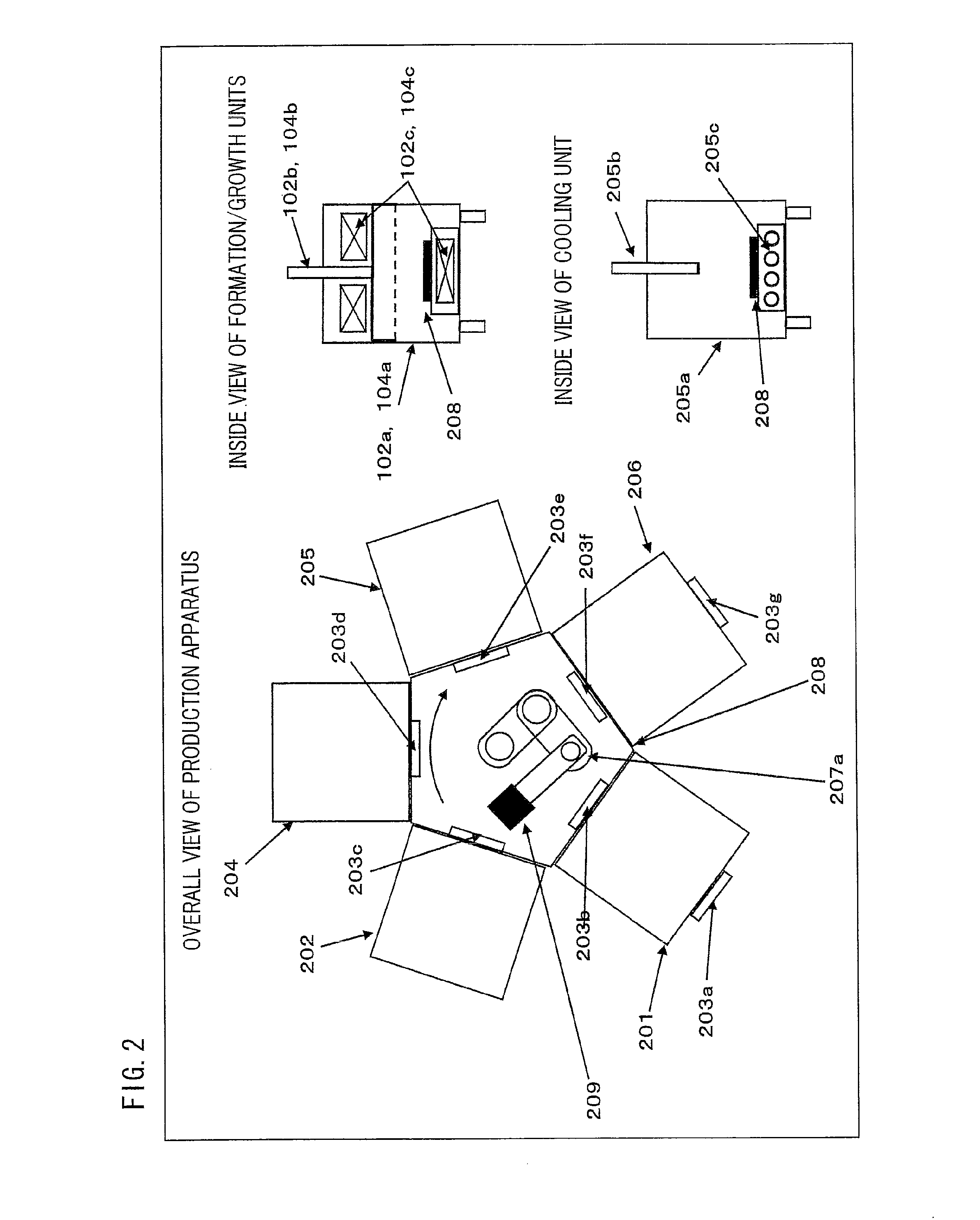 Apparatus and method for producing aligned carbon-nanotube aggregates