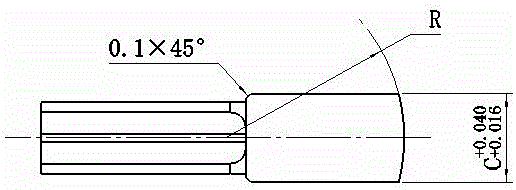 Processing technique for pin key