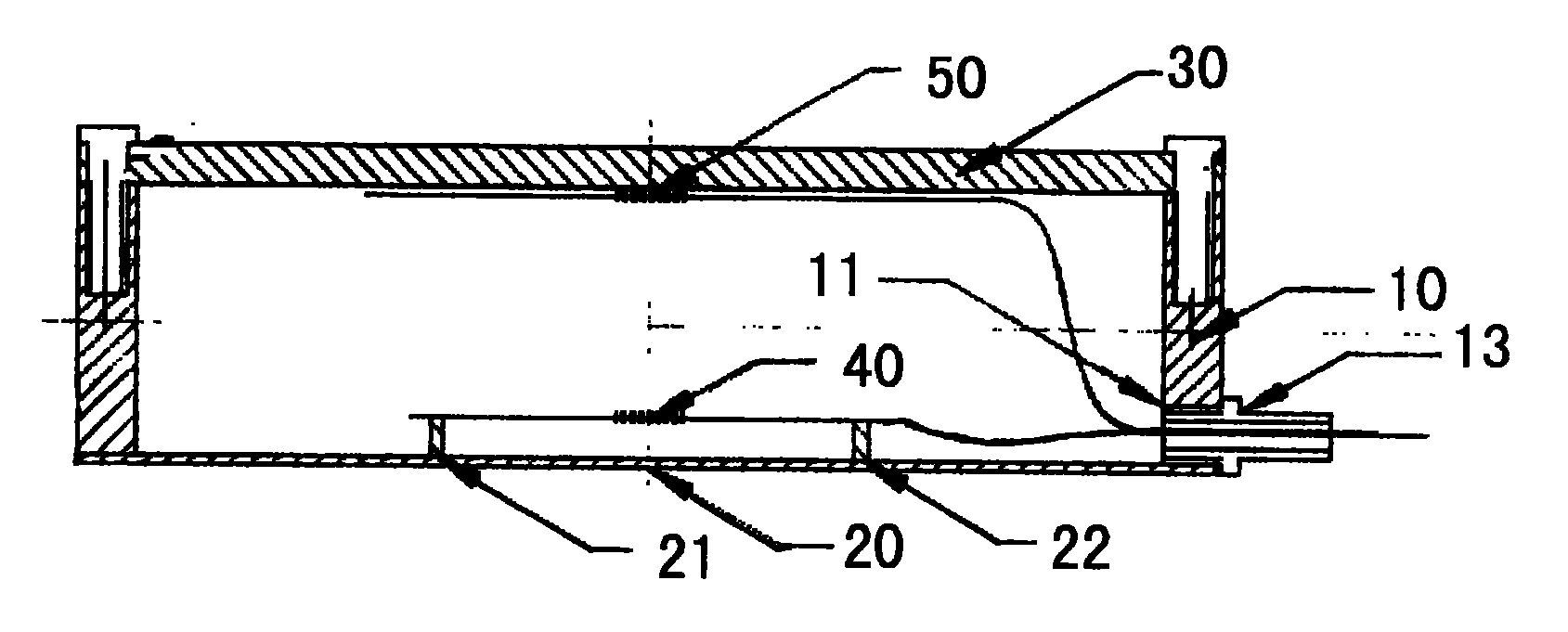 Diaphragm type optical fiber pressure sensor