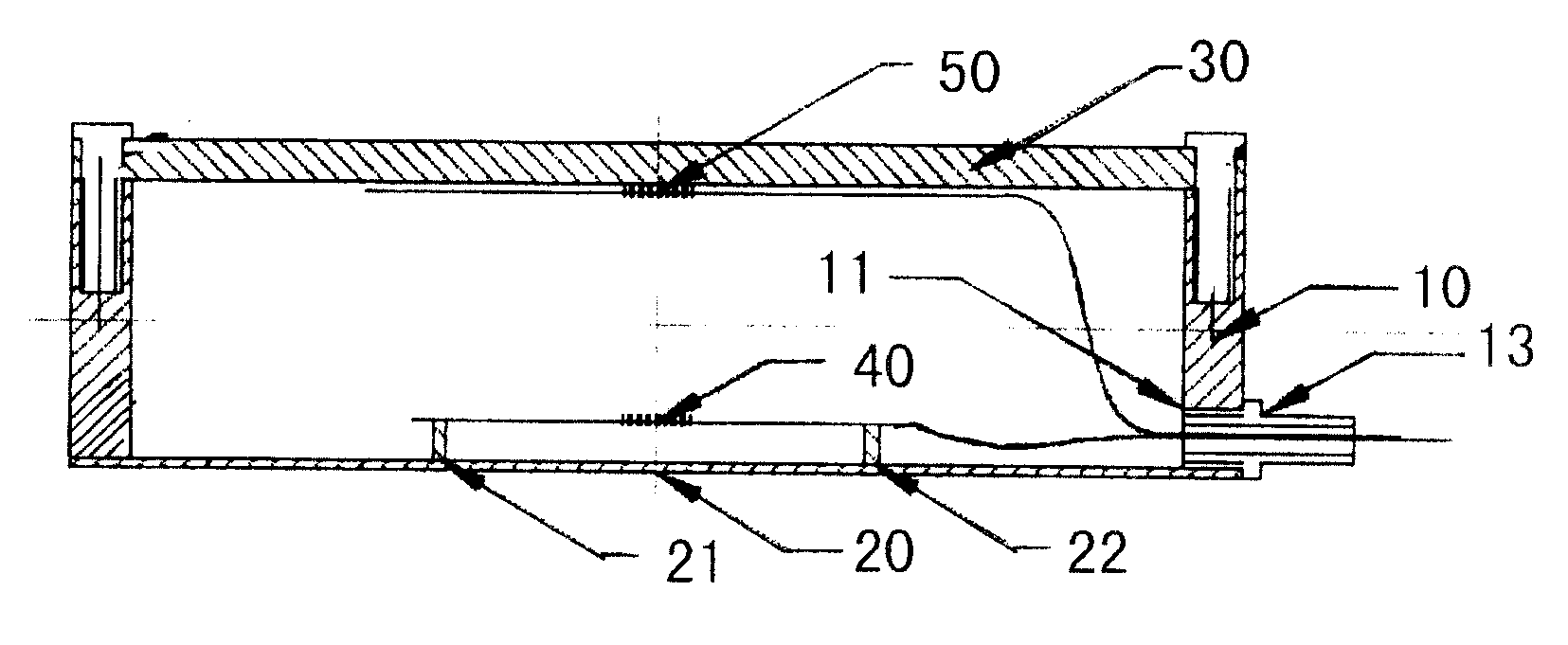 Diaphragm type optical fiber pressure sensor