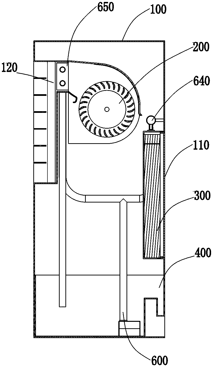 Dual-cycle system water-cooling air conditioning fan provided with static heat exchanger