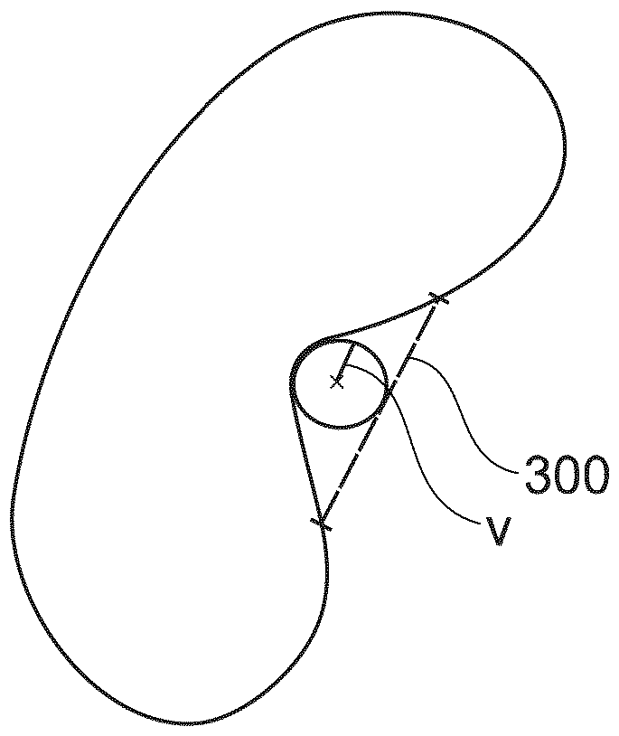 Method and device for determining profile of frame recess