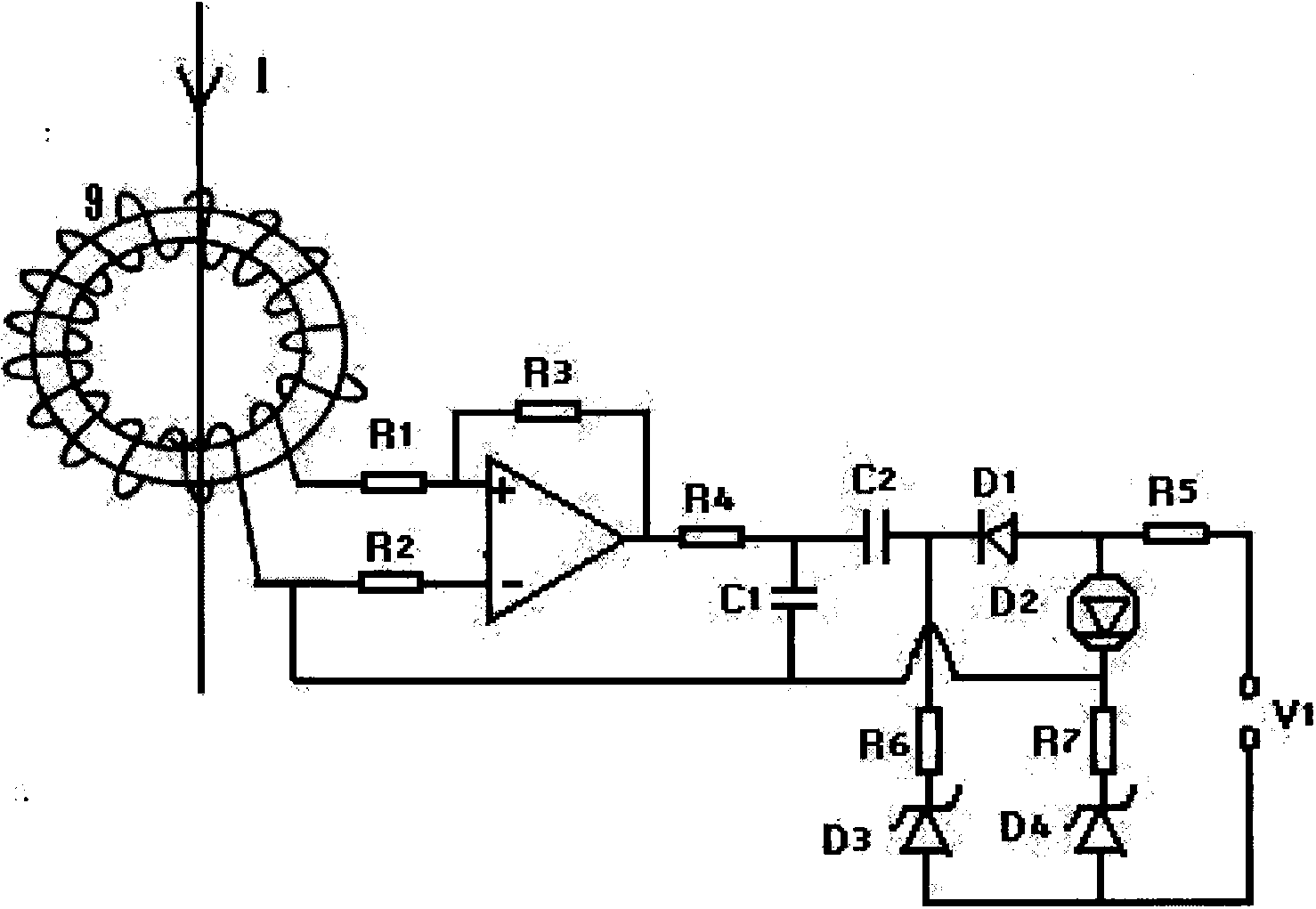 Device for detecting pollution flashover of insulator on transmission line in real time