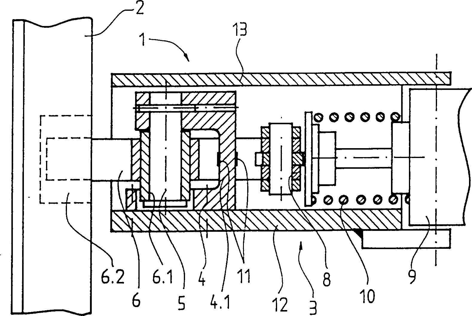 Device and method for preventing oscillation and offset of vertical conveyor loader