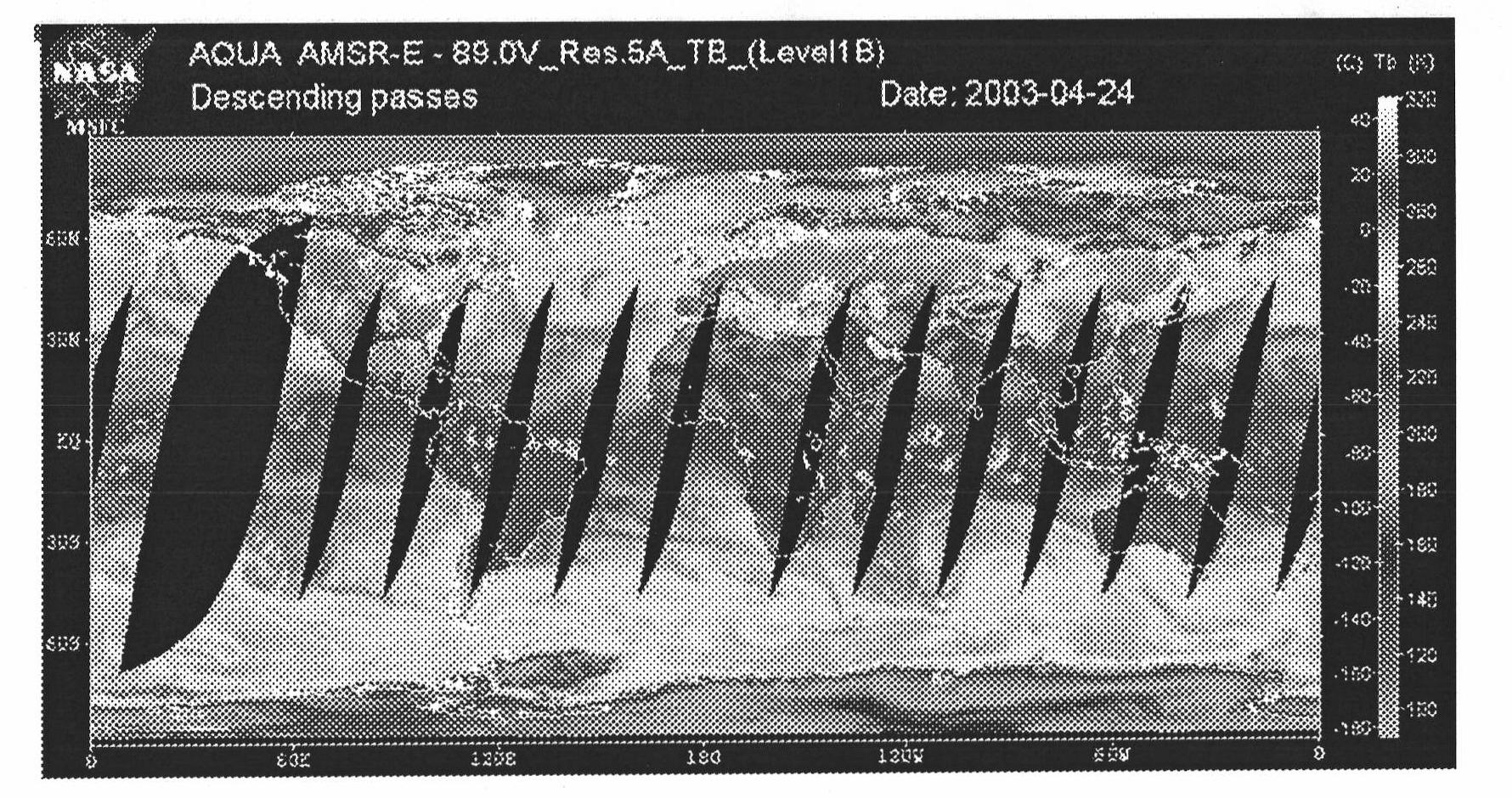 Method for inversing soil moisture content from AMSR-E (Advanced Microwave Scanning Radiometer-EOS) data