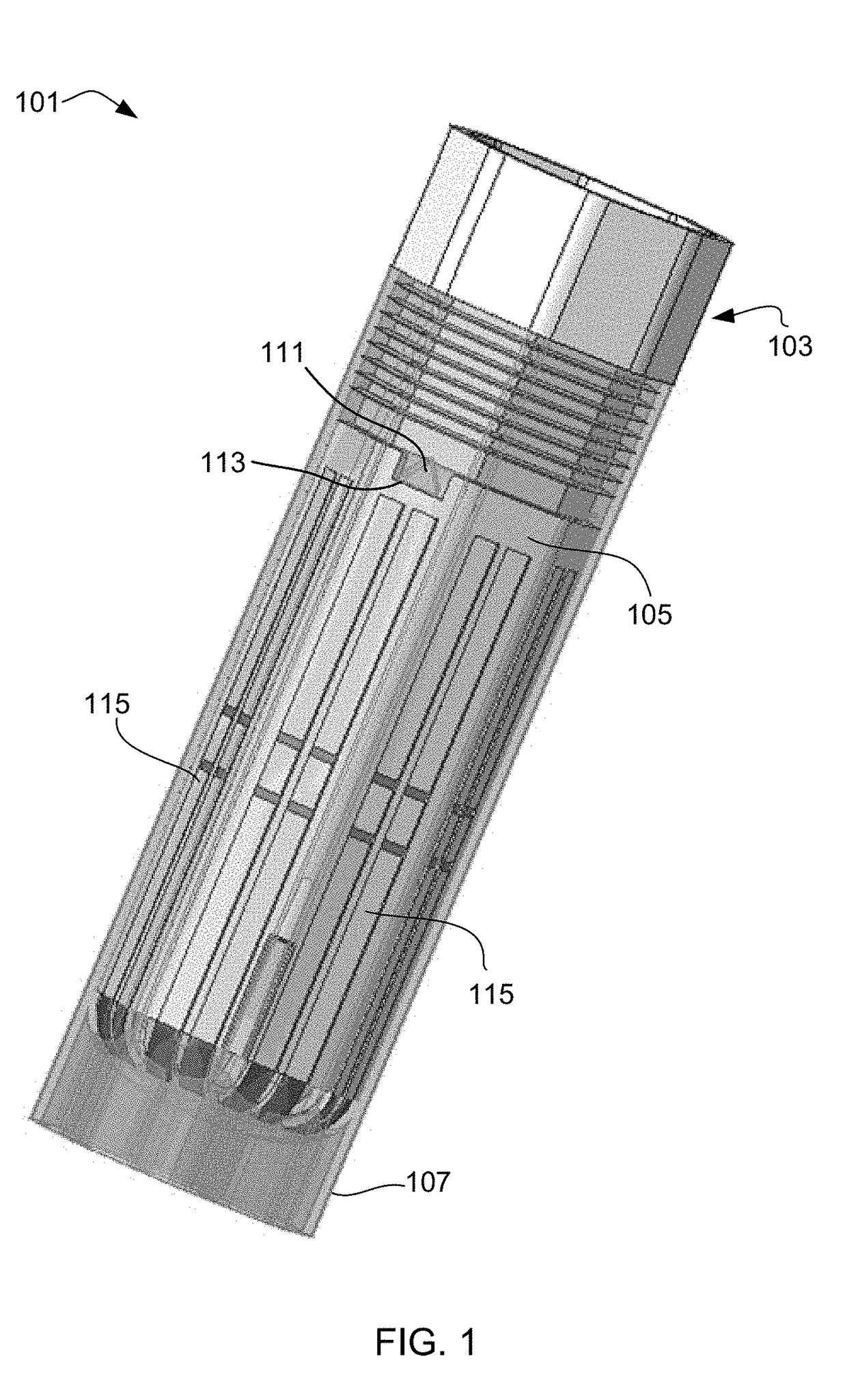 Biological fluid testing device