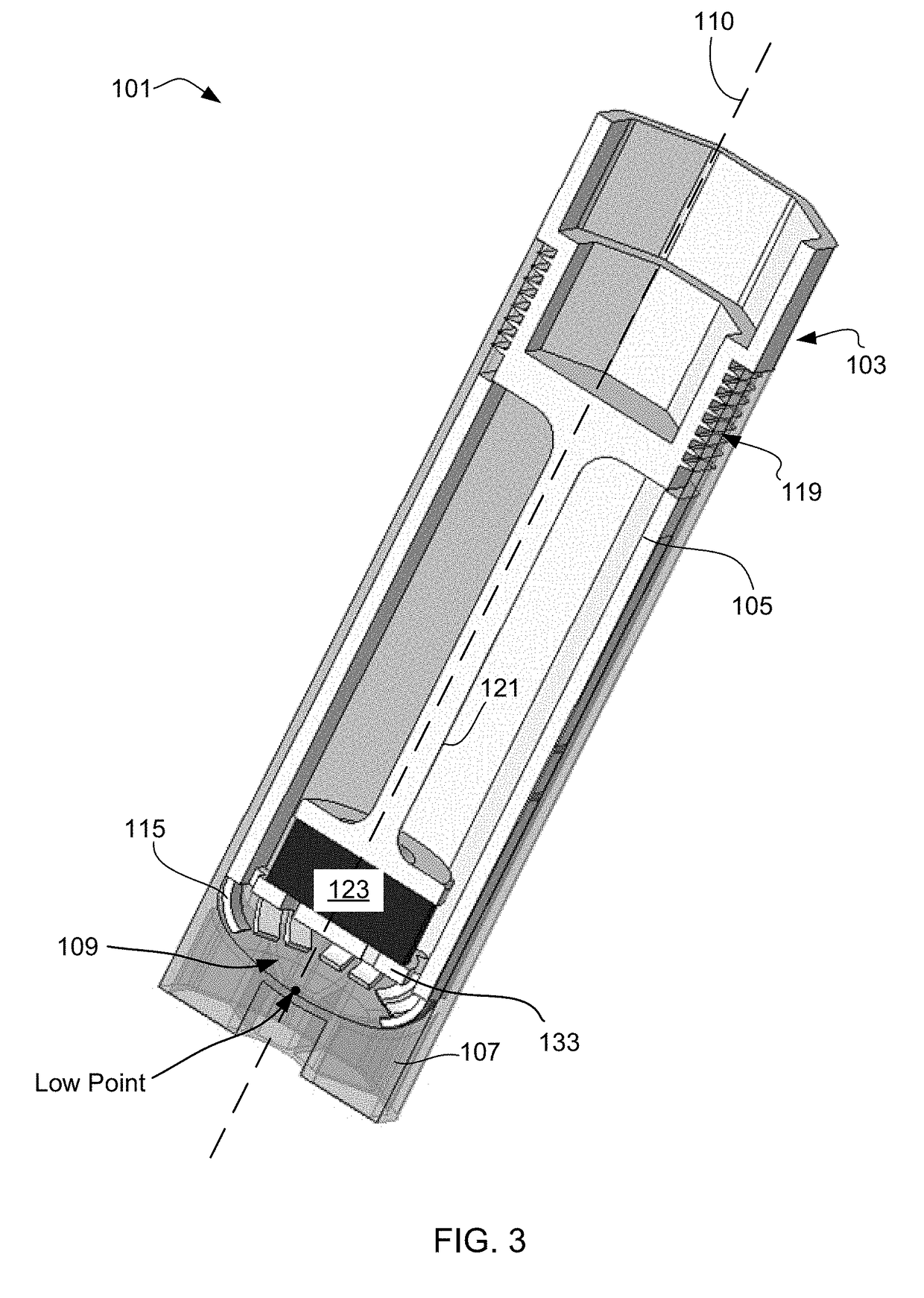 Biological fluid testing device