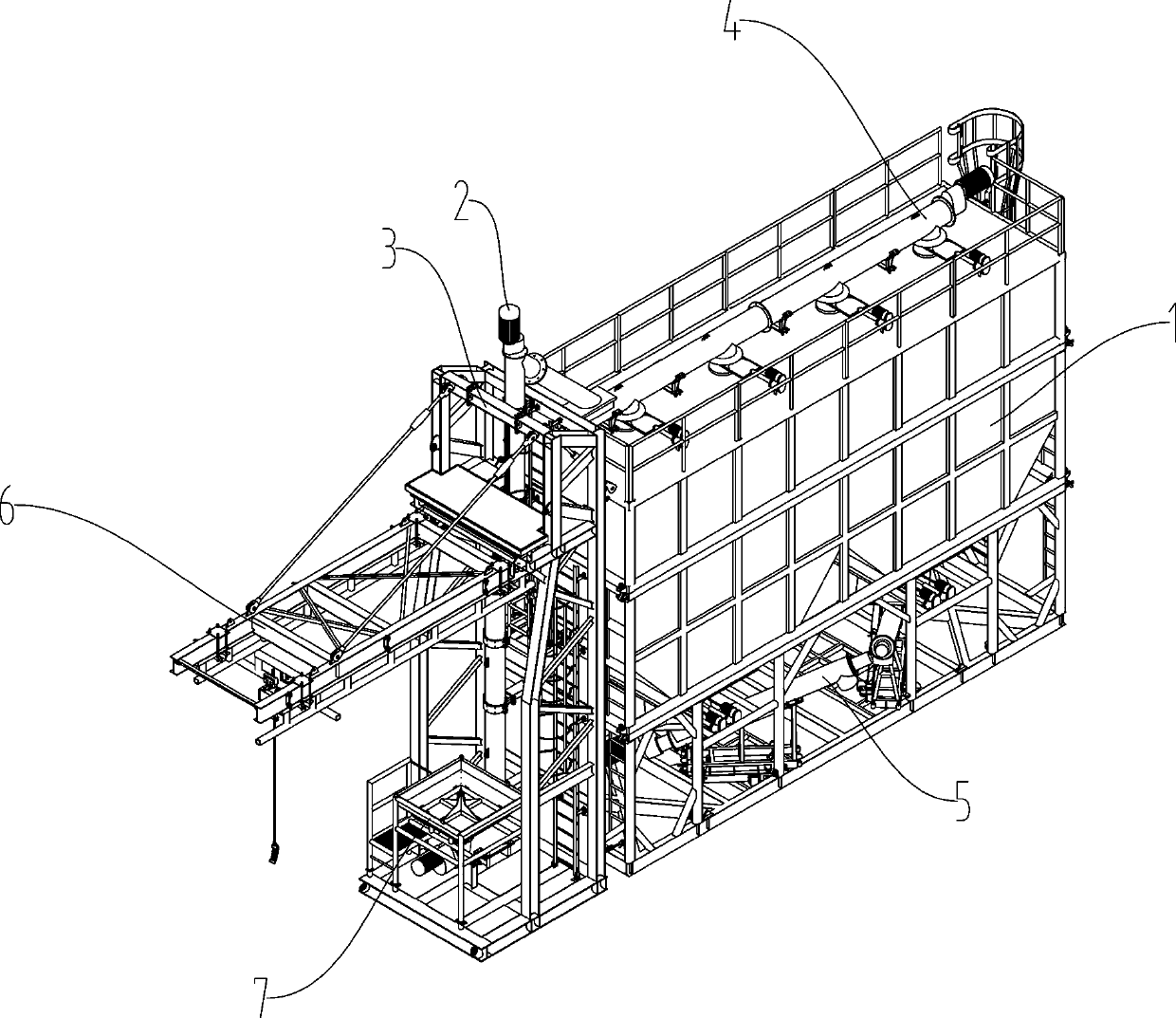 Automatic sand conveying system