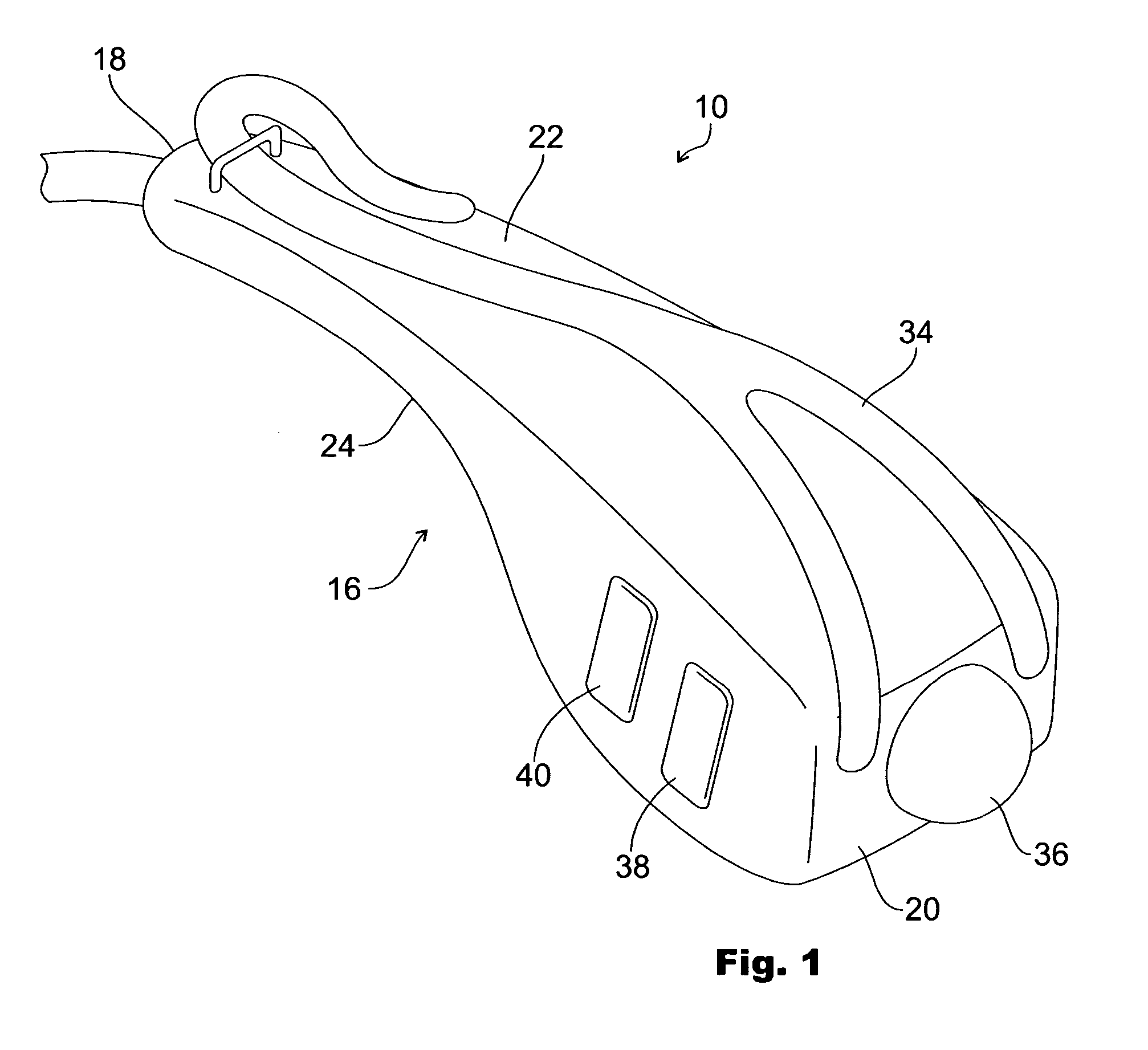 Computer mouse carried on the palm of the hand