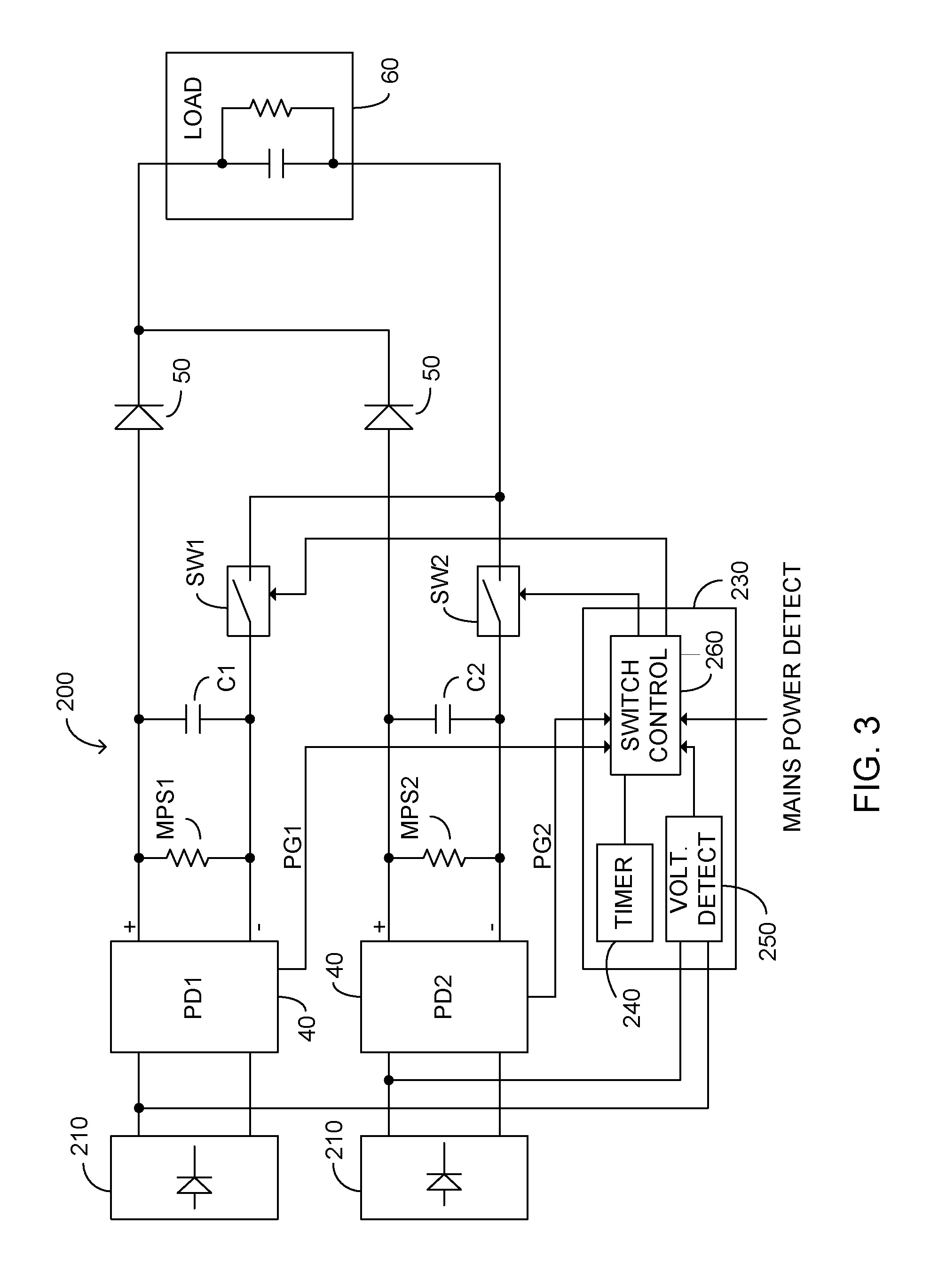 Standby powering for power over ethernet