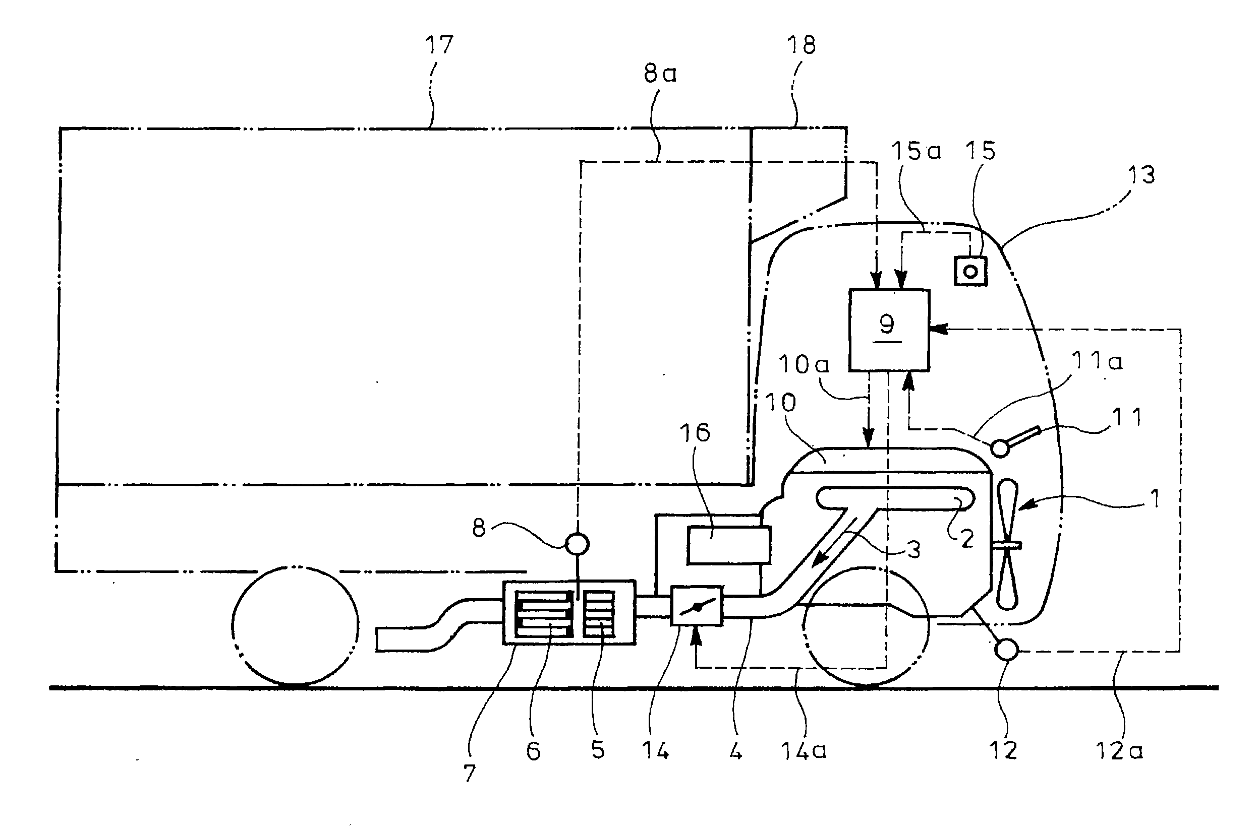 Method for manually regenerating particulate filter