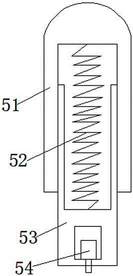 Skid resistance and shock absorption rotatable mechanical arm