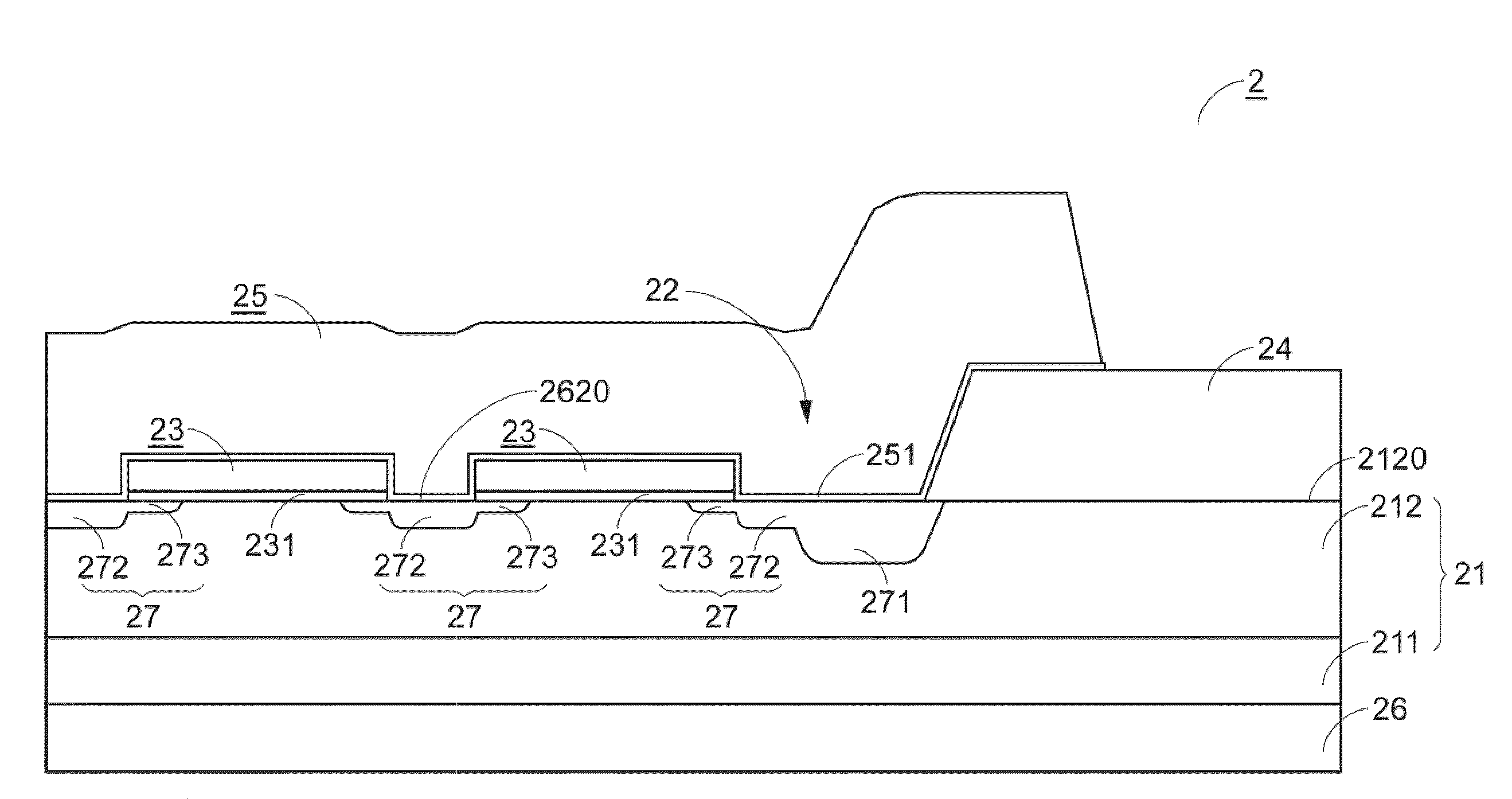 Mos p-n junction diode device and method for manufacturing the same