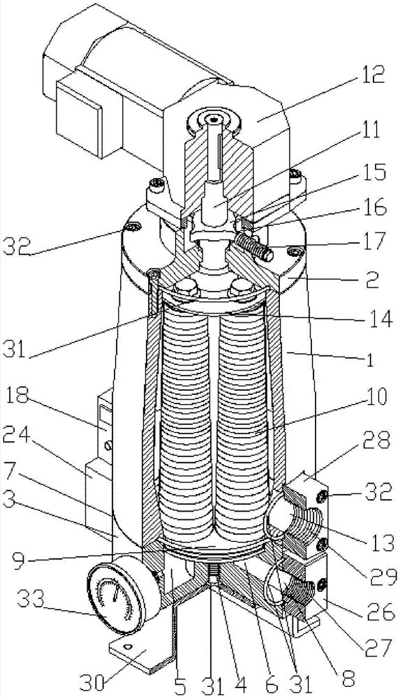 Automatic cleaning filter